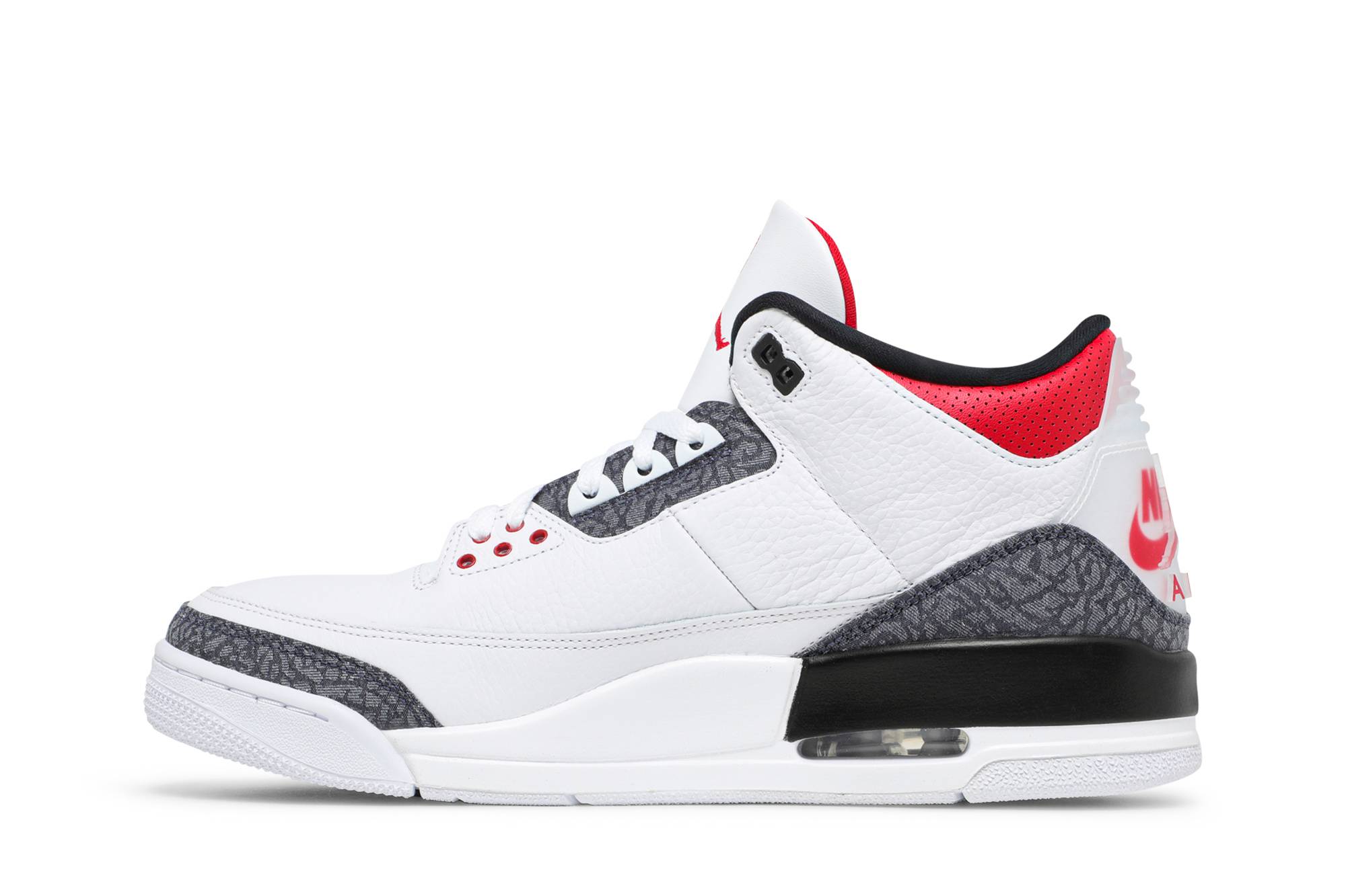 Air Jordan 3 Retro Denim SE Fire Red  CZ6431-100 Nicesnk