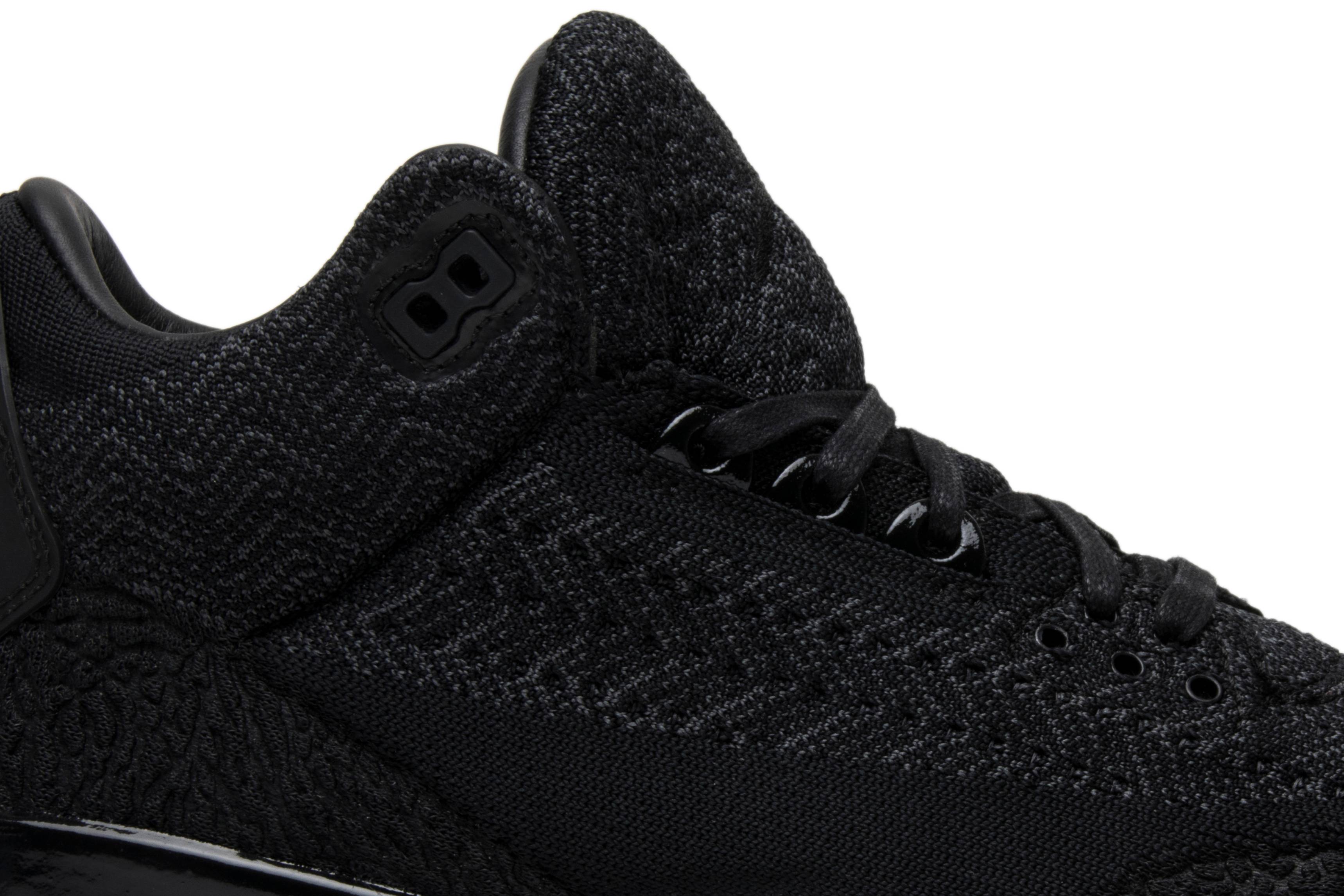 Air Jordan 3 Retro Flyknit Black AQ1005-001 Nicesnk