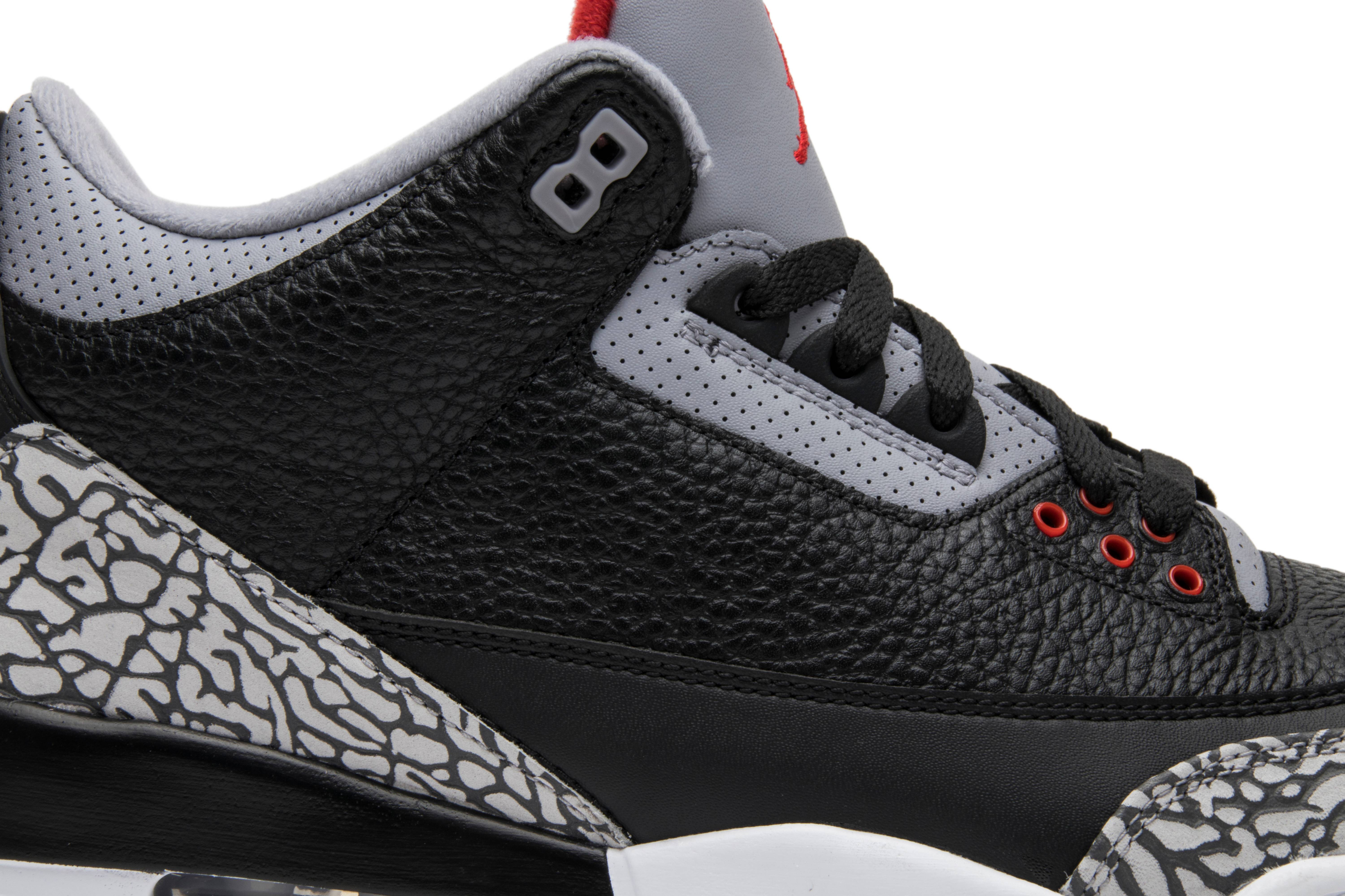 Air Jordan 3 Retro OG Black Cement 2018  854262-001 Nicesnk