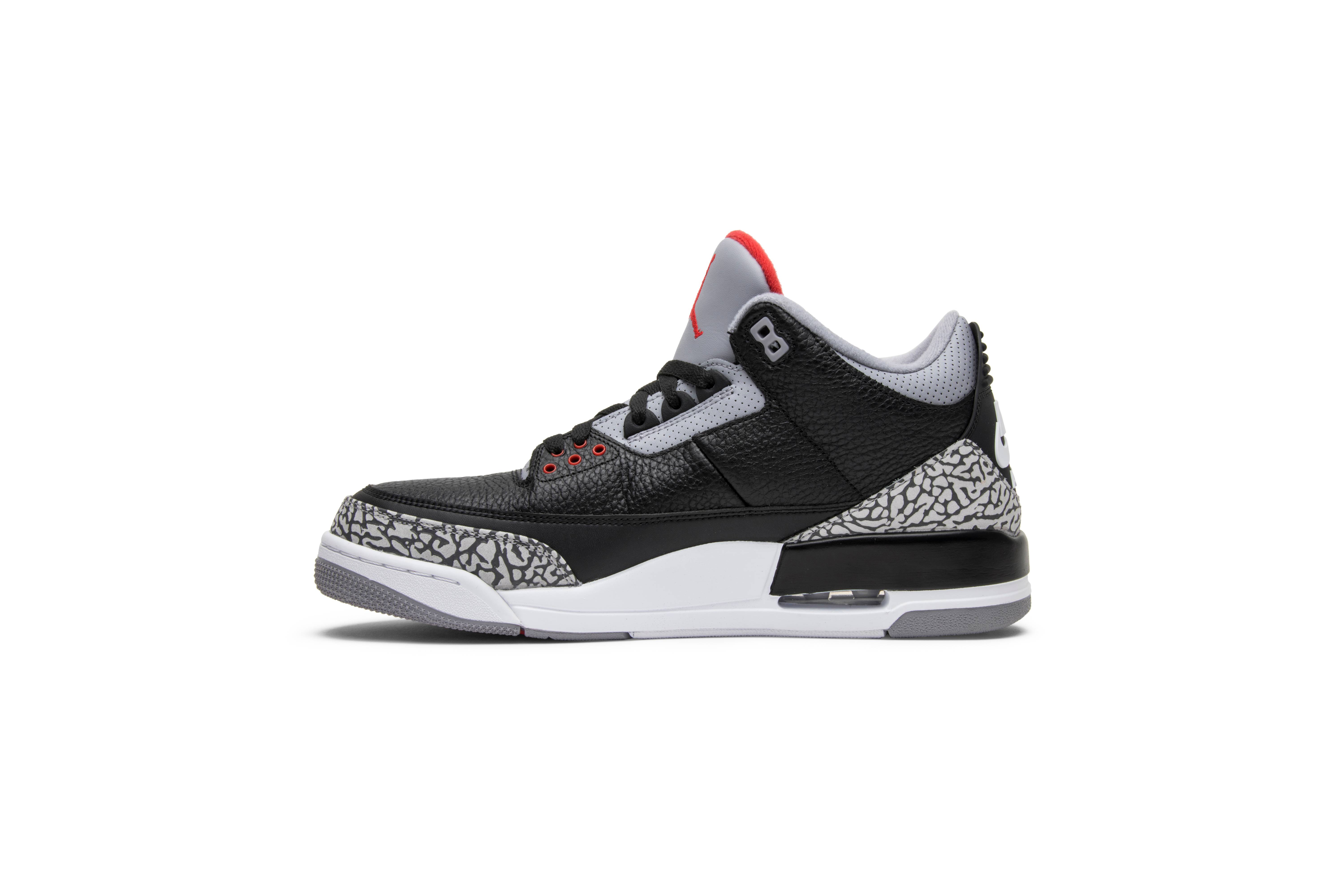 Air Jordan 3 Retro OG Black Cement 2018  854262-001 Nicesnk