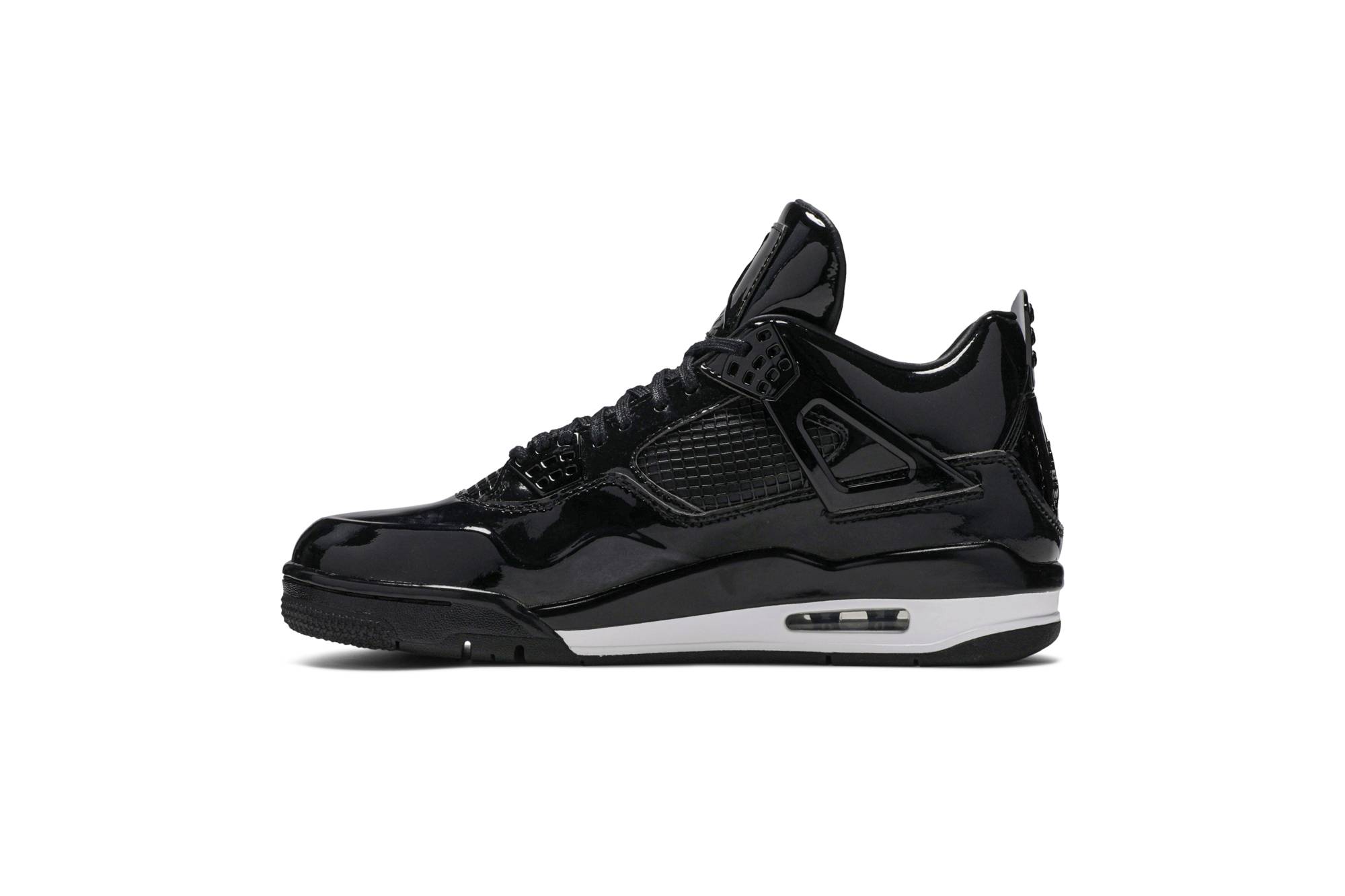 Air Jordan 4 Retro 11Lab4 Black Patent Leather 719864-010 Nicesnk