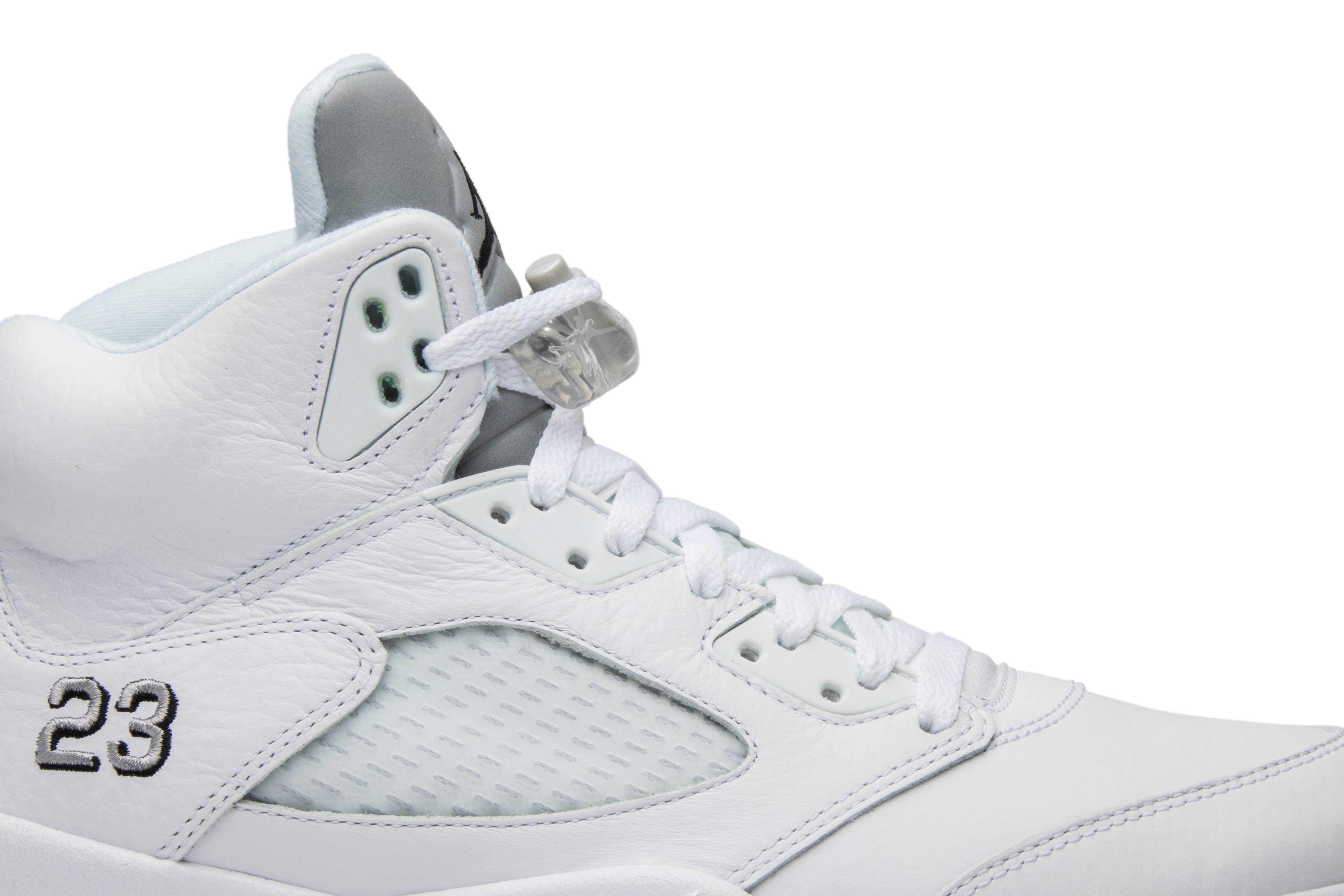 Air Jordan 5 Retro Metallic White 2015 136027-130 Nicesnk