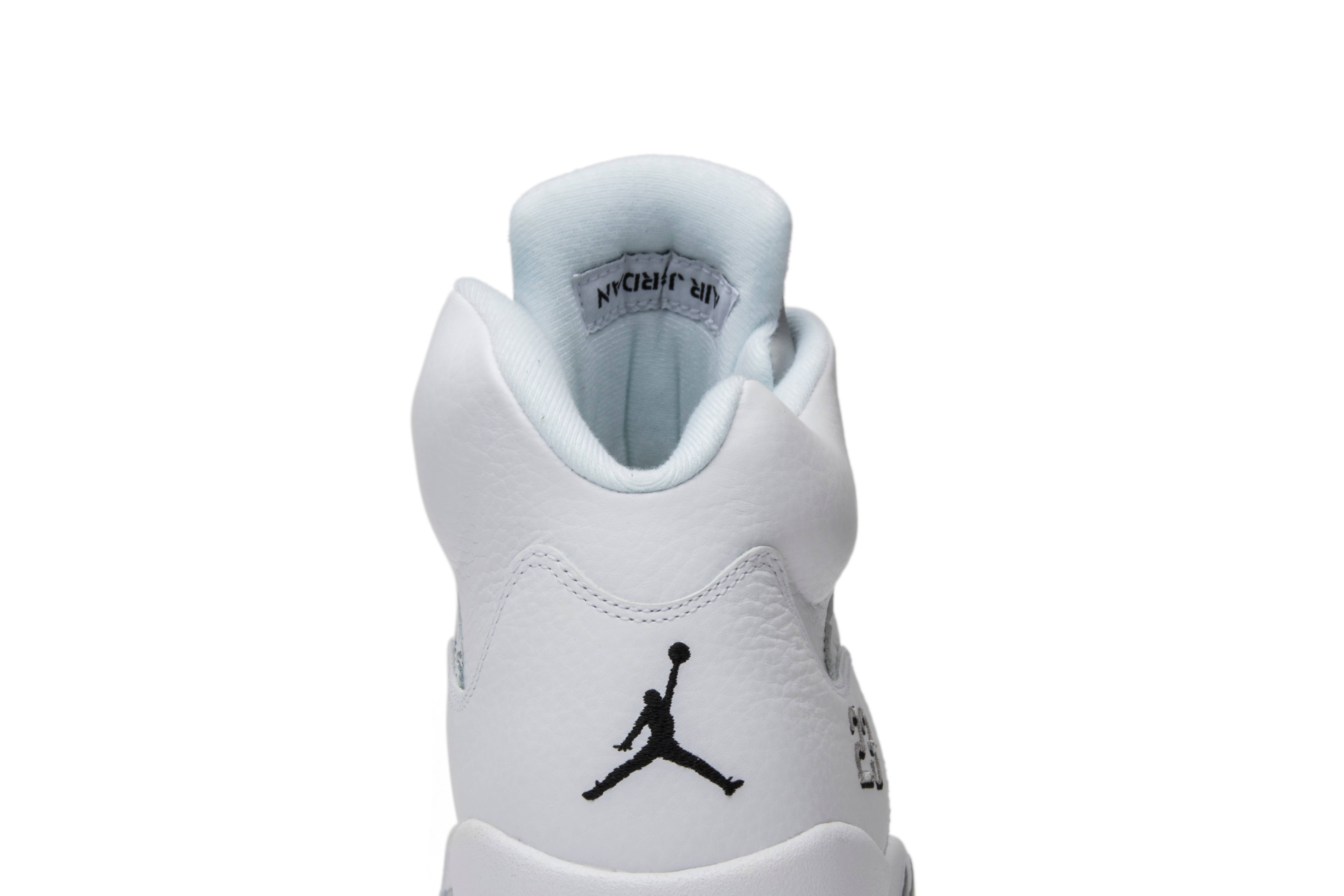Air Jordan 5 Retro Metallic White 2015 136027-130 Nicesnk