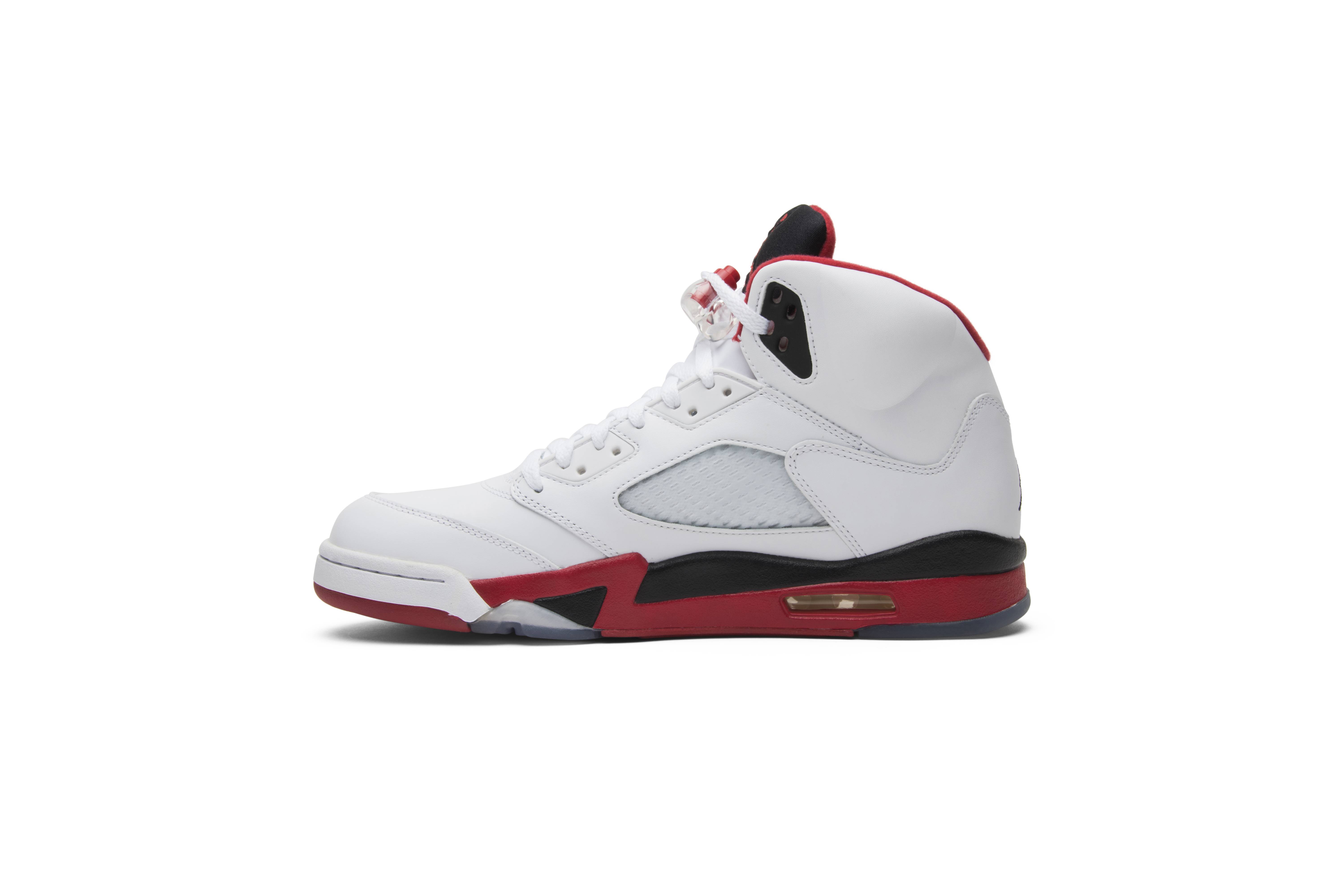 Air Jordan 5 Retro Black Tongue Fire Red 2013 136027-120 Nicesnk