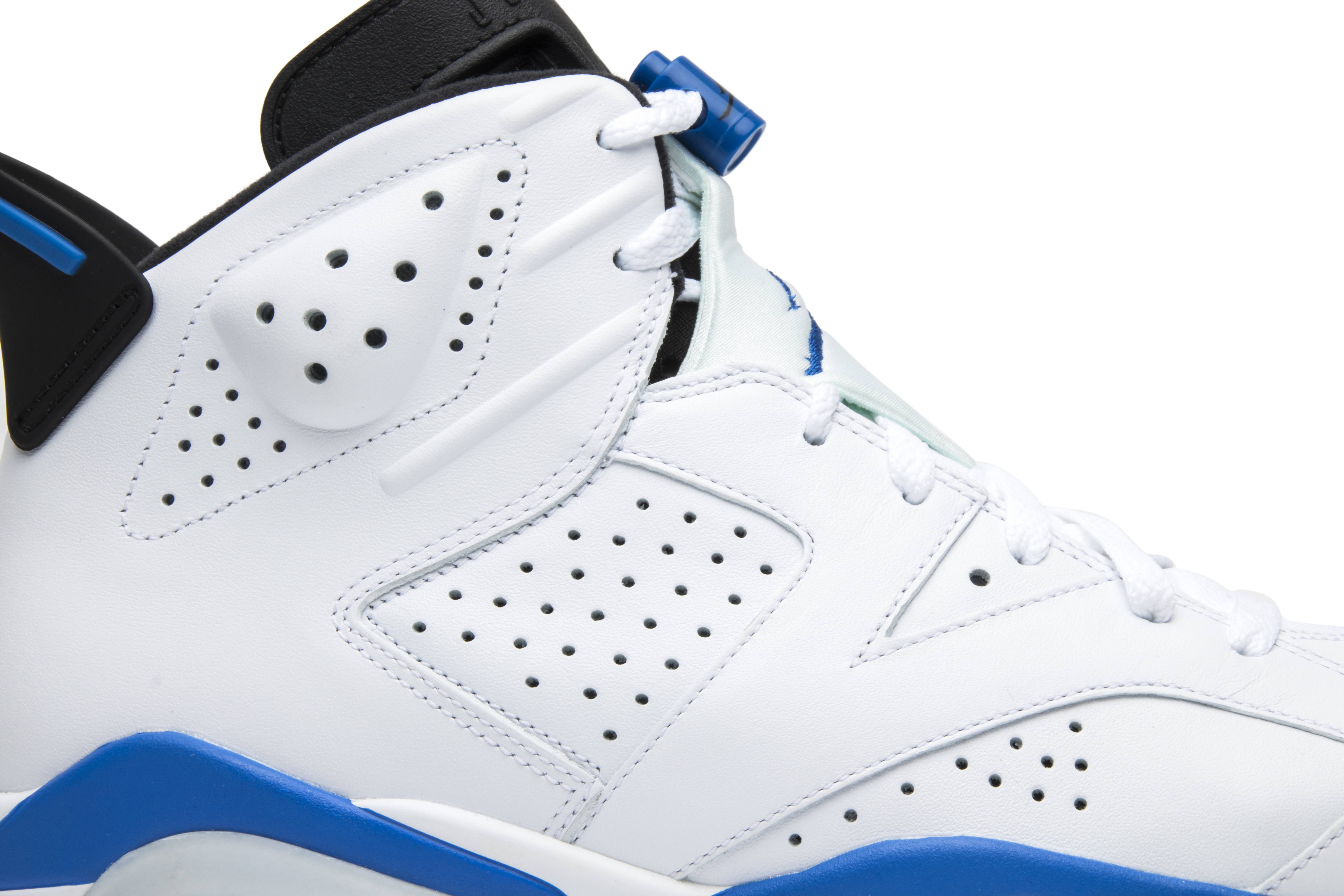 Air Jordan 6 Retro Sport Blue 2014 384664-107 Nicesnk