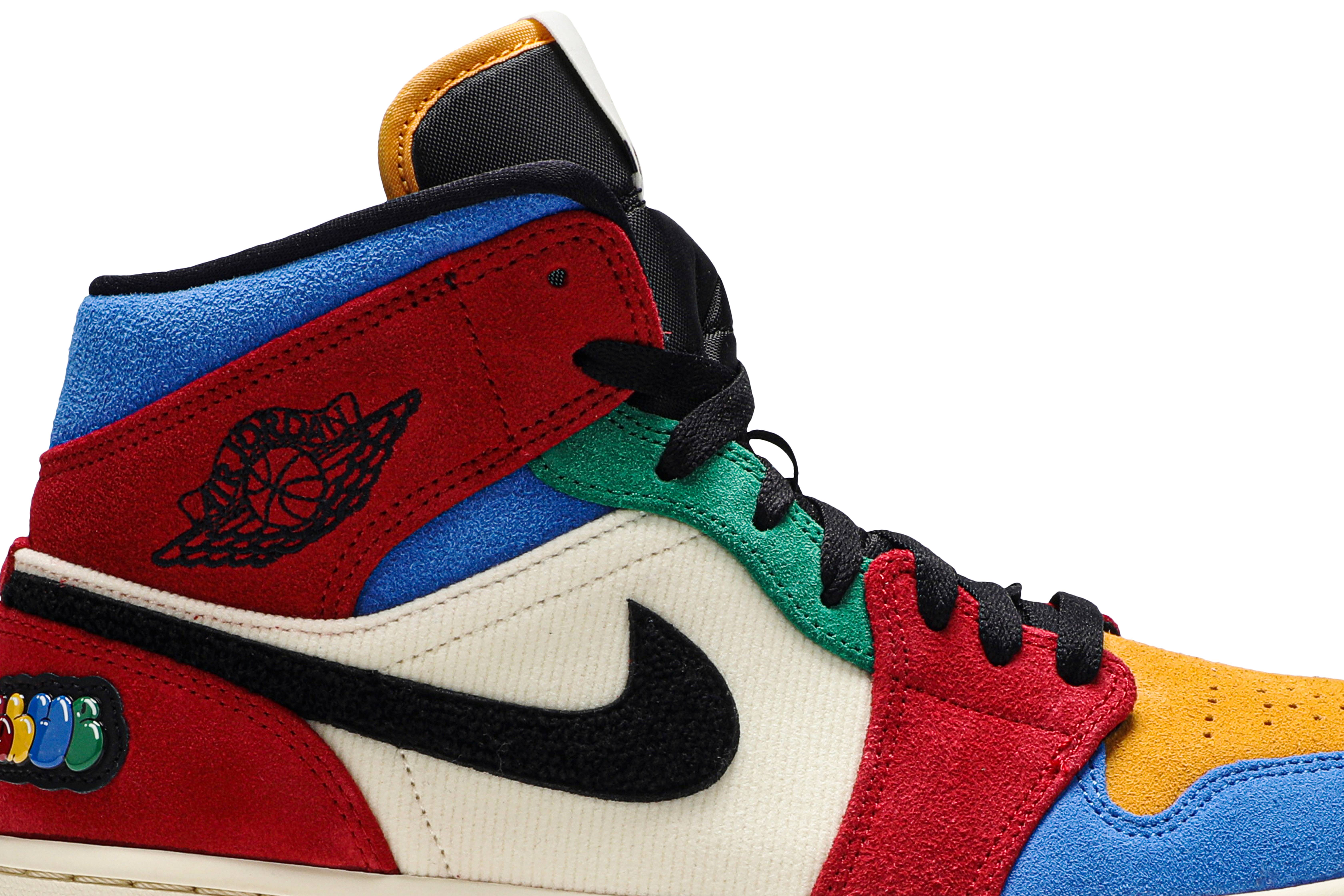 Blue The Great x Air Jordan 1 Mid Fearless  CU2805-100 Nicesnk