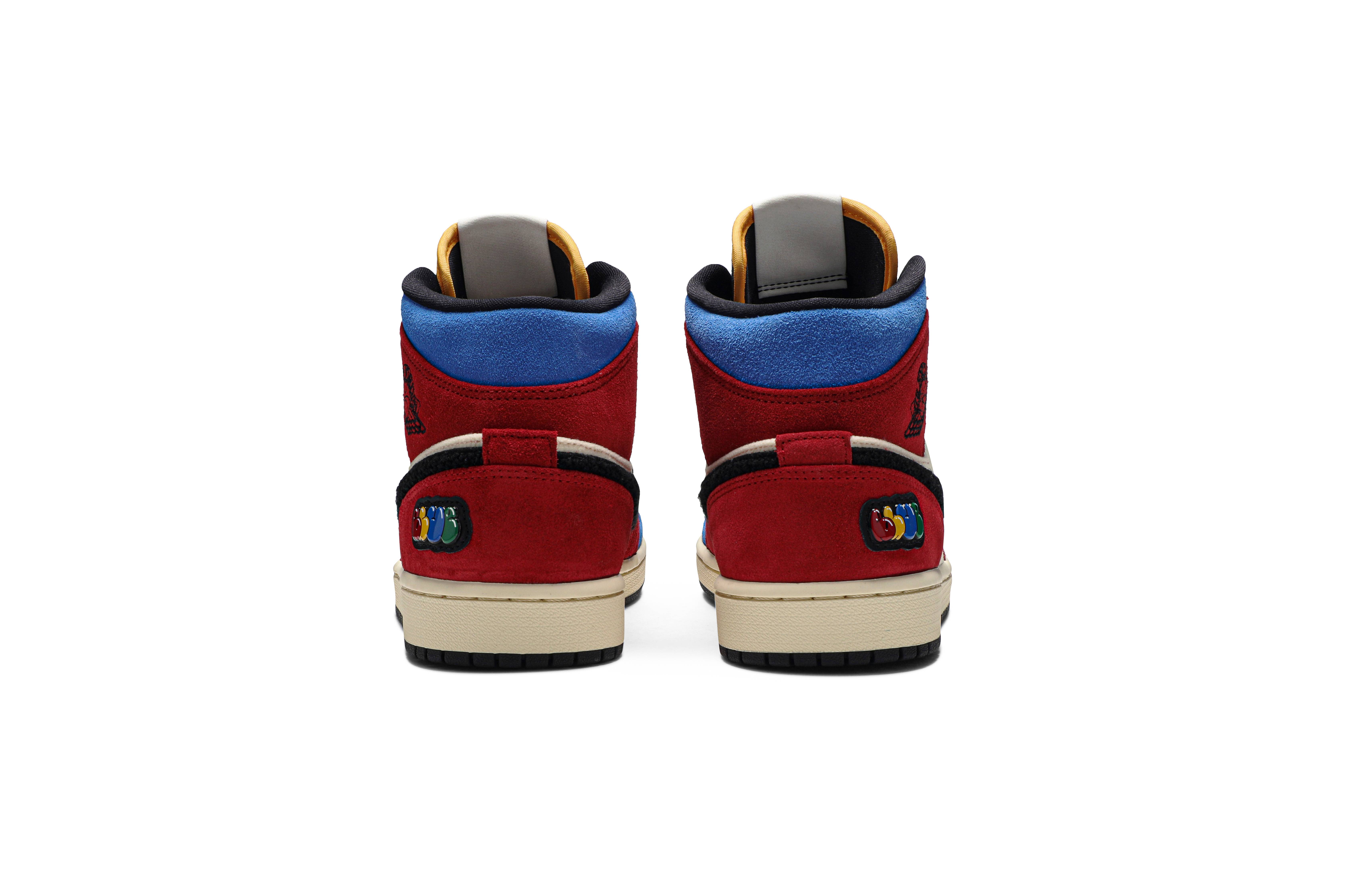 Blue The Great x Air Jordan 1 Mid Fearless  CU2805-100 Nicesnk