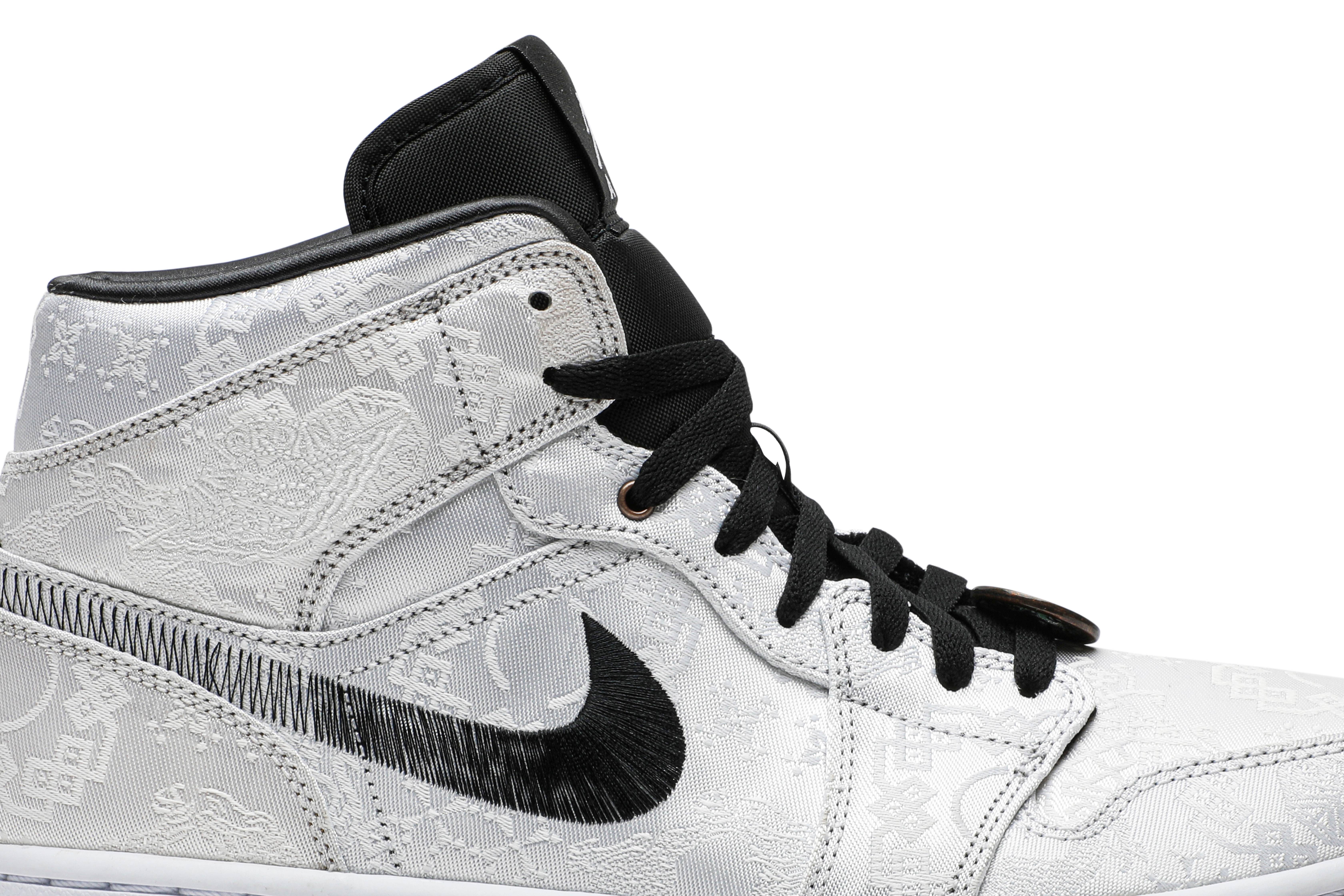 CLOT x Air Jordan 1 Mid Fearless CU2804-100 Nicesnk