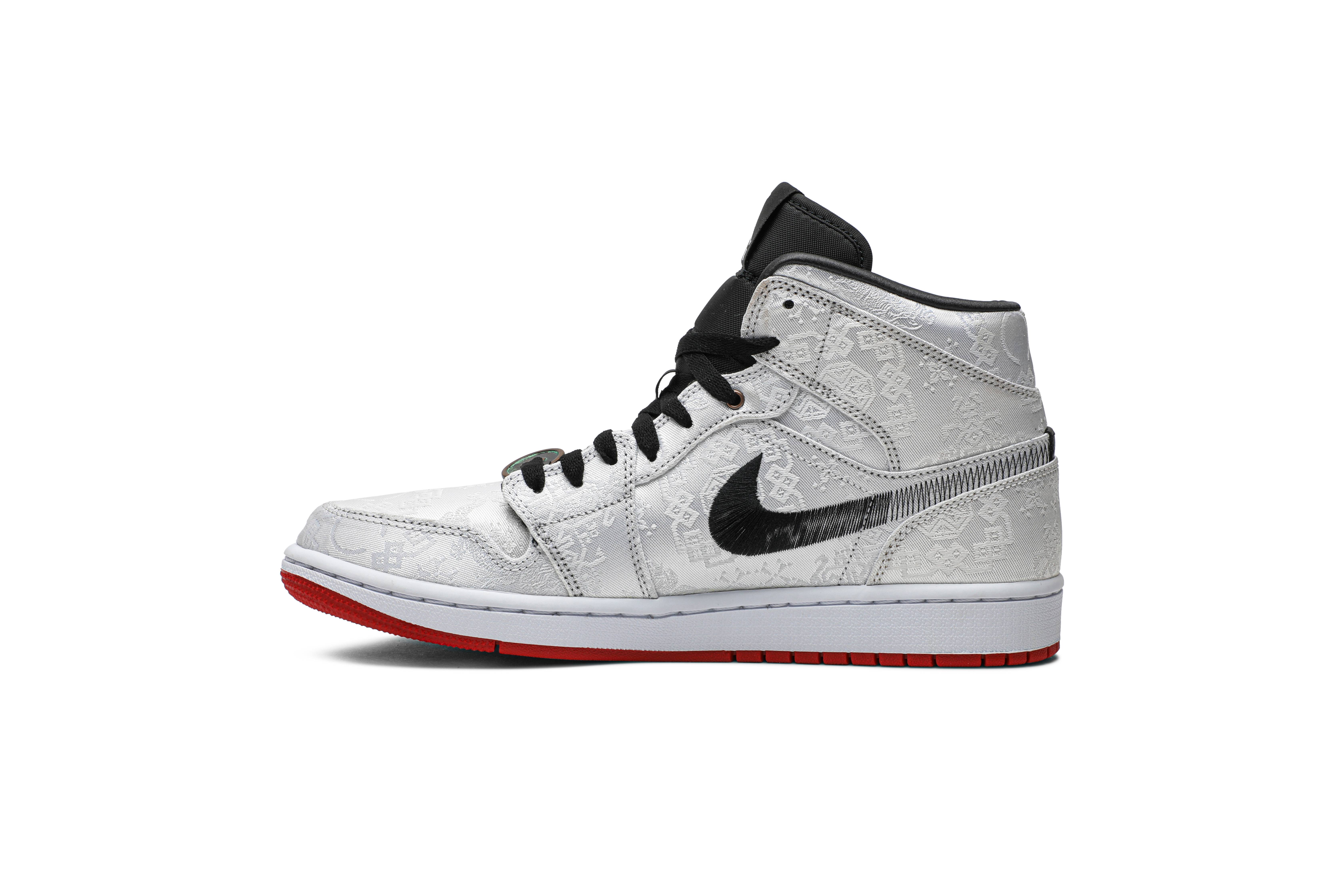 CLOT x Air Jordan 1 Mid Fearless CU2804-100 Nicesnk