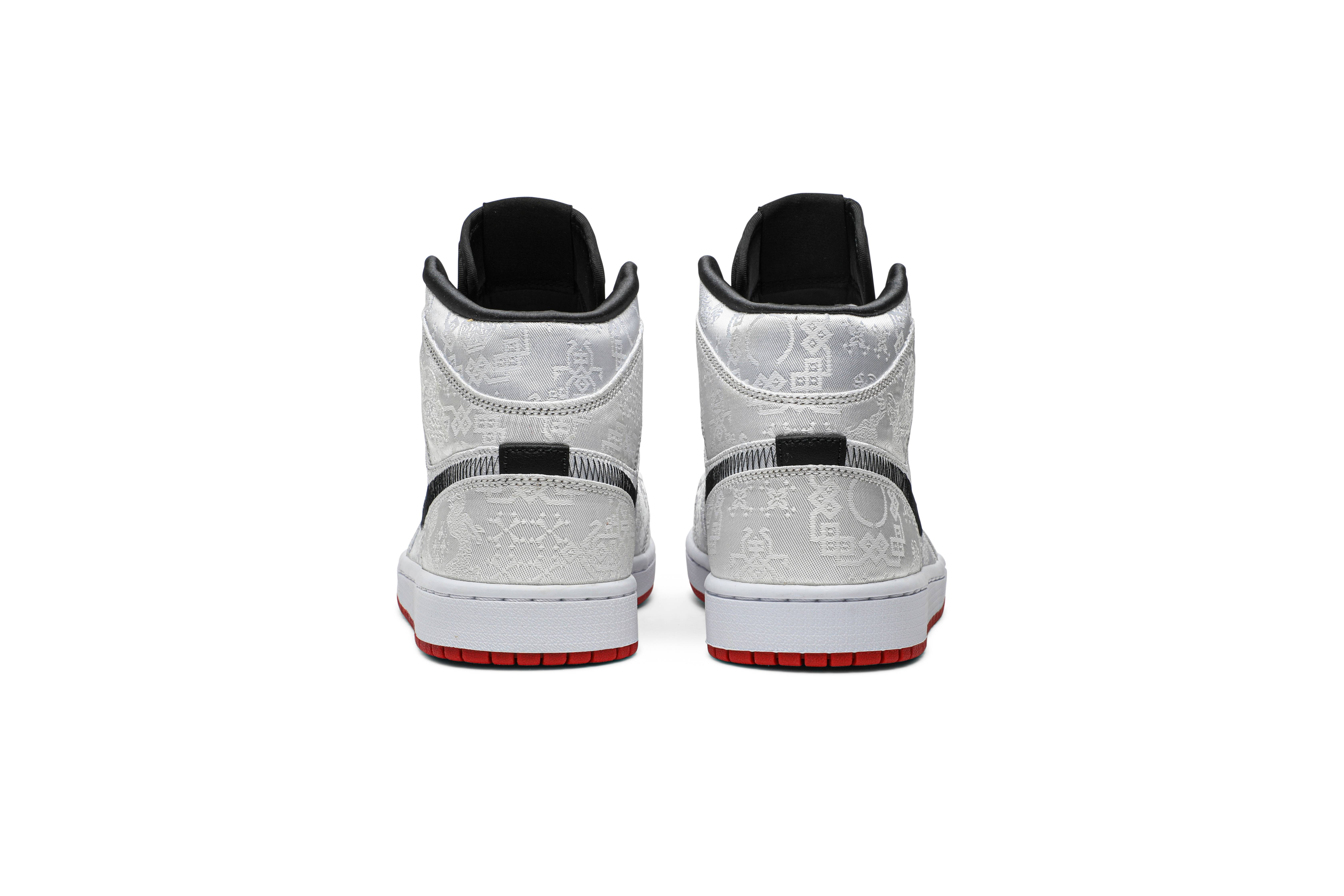 CLOT x Air Jordan 1 Mid Fearless CU2804-100 Nicesnk