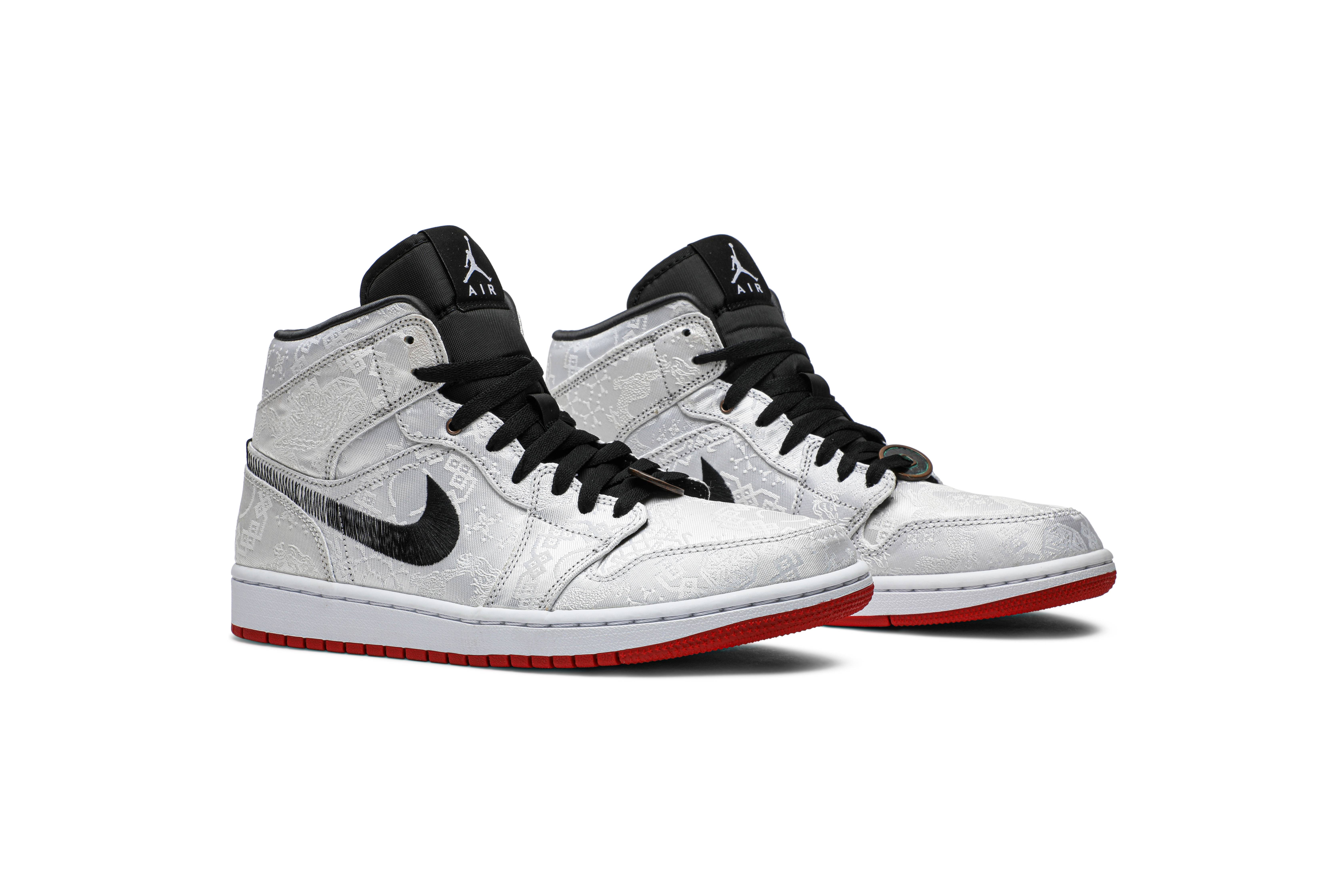 CLOT x Air Jordan 1 Mid Fearless CU2804-100 Nicesnk