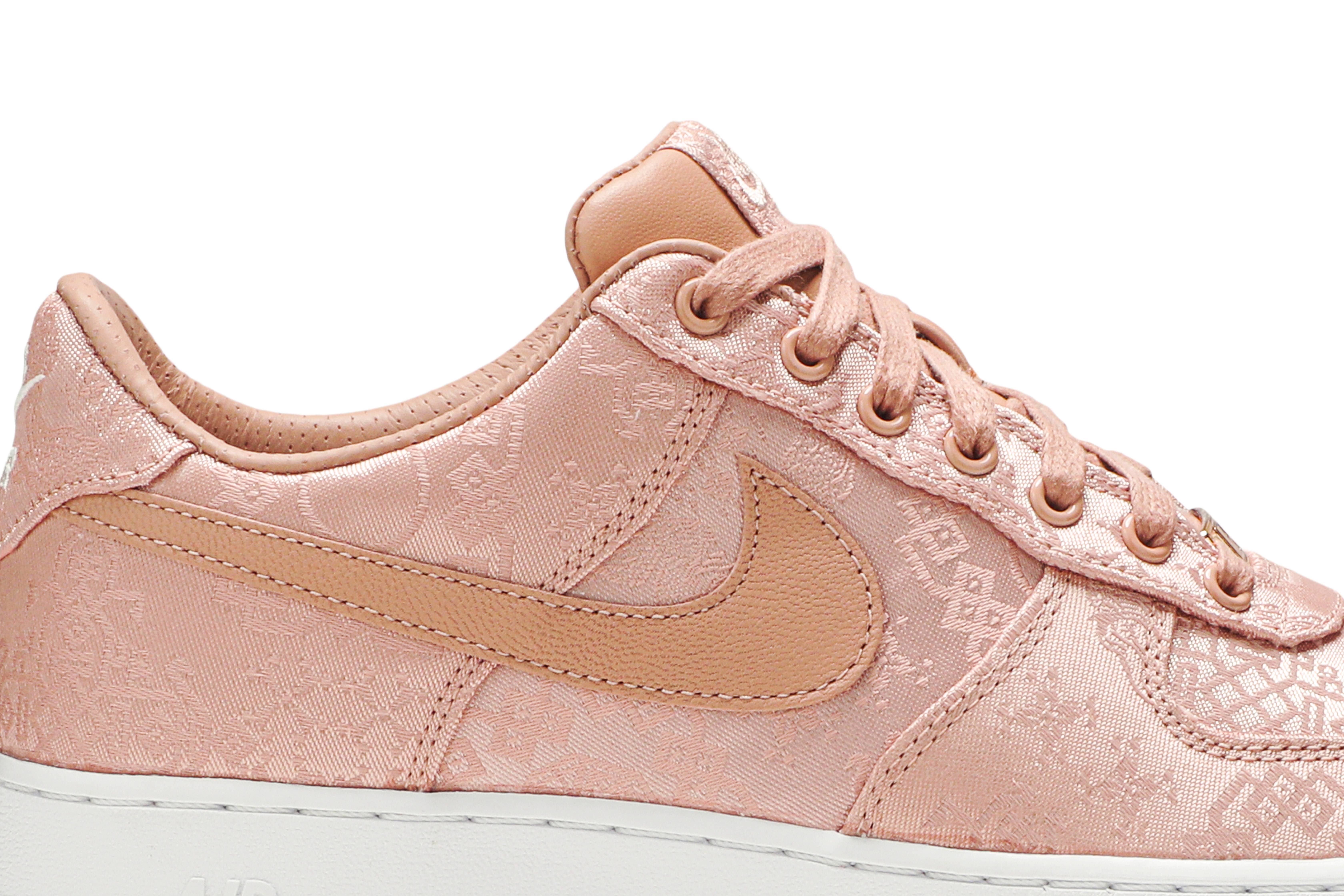 CLOT x Nike Air Force 1 Low Premium Rose Gold Silk CJ5290-600 Nicesnk