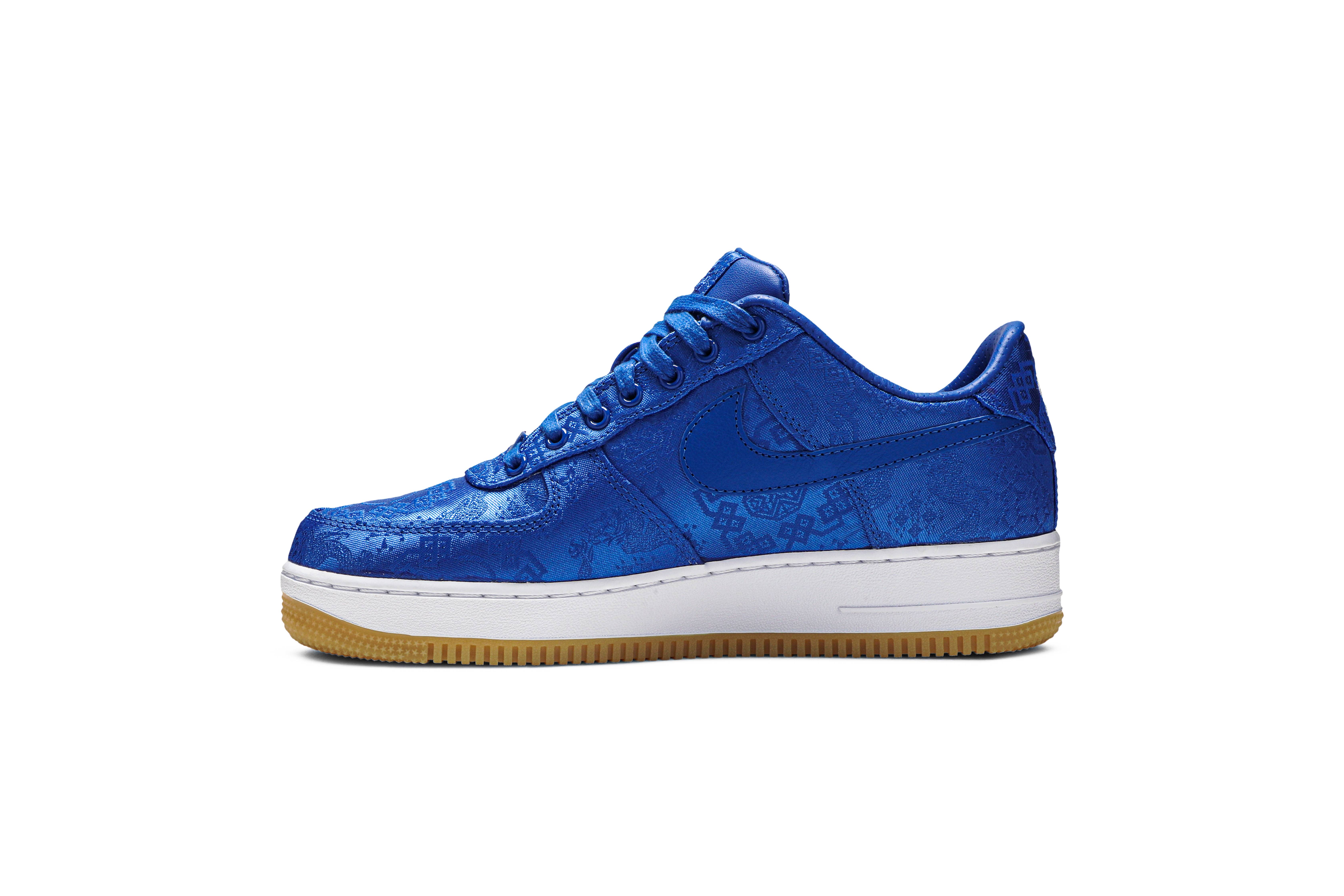 CLOT x Nike Air Force 1 PRM ‘Royal Silk’ [also worn by Edison Chen] CJ5290-400