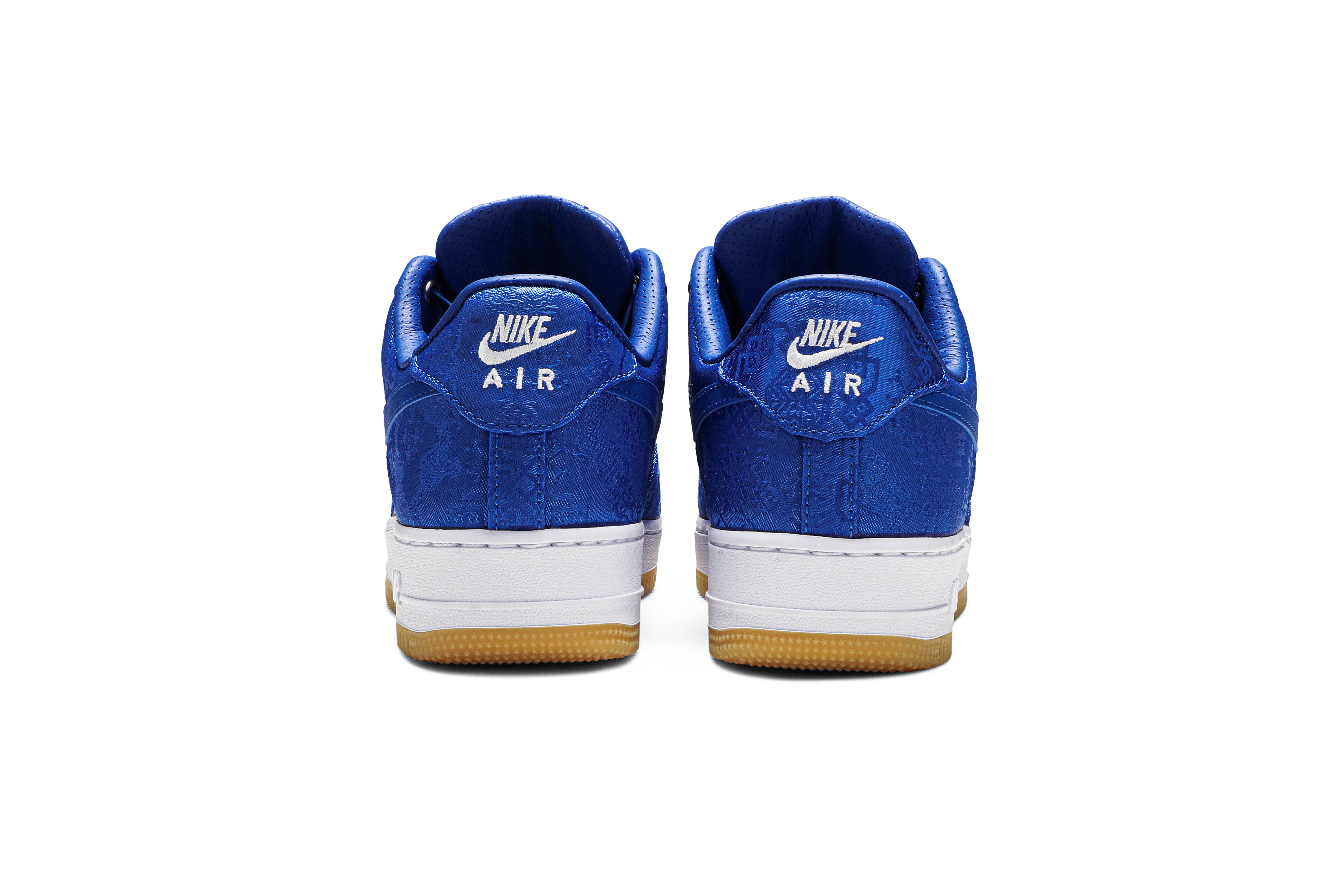 CLOT x Nike Air Force 1 PRM ‘Royal Silk’ [also worn by Edison Chen] CJ5290-400