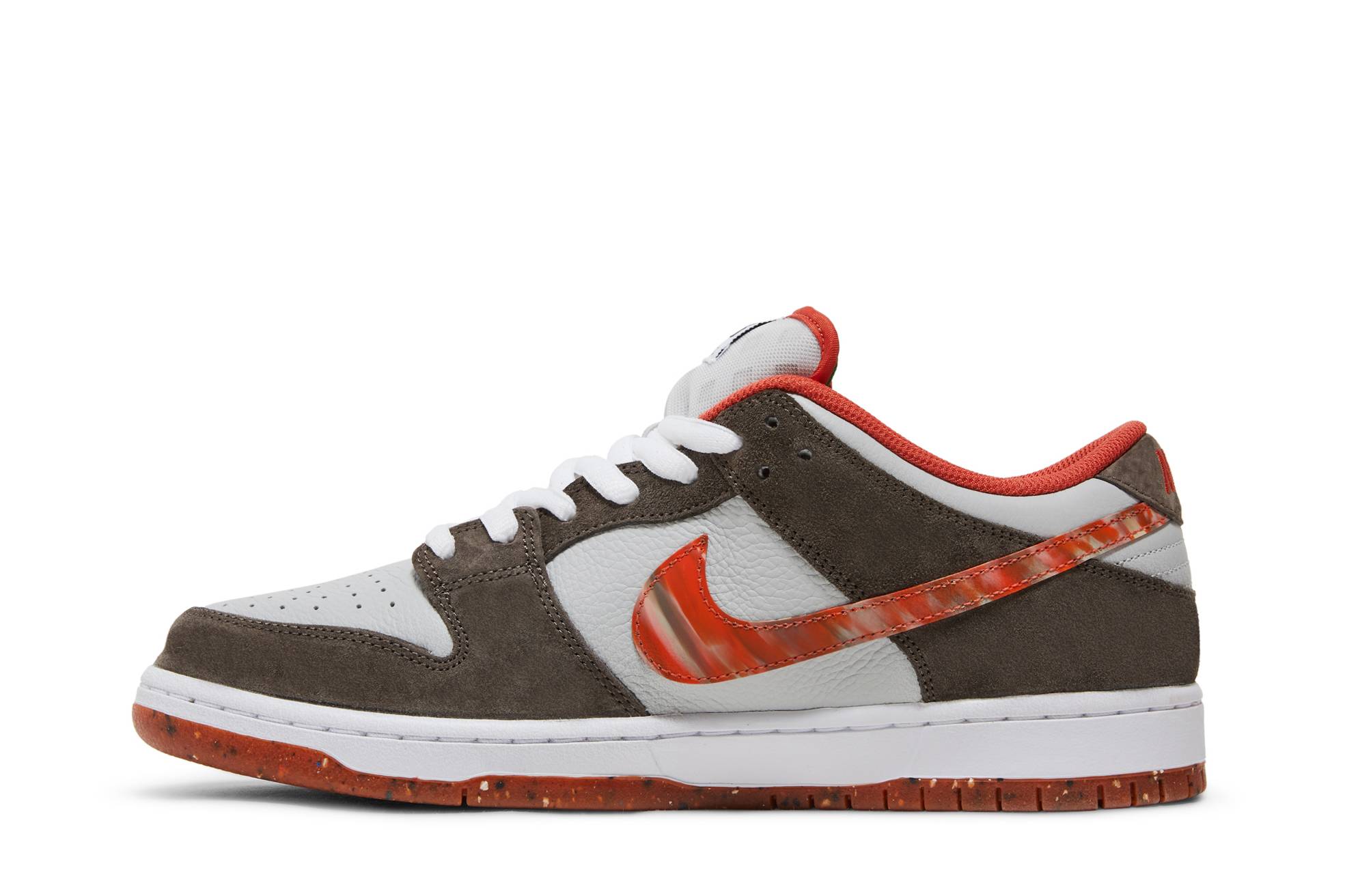 Crushed Skate Shop x Nike SB Dunk Low QS Olive Grey/Mantra Orange DH7782-001 Nicesnk