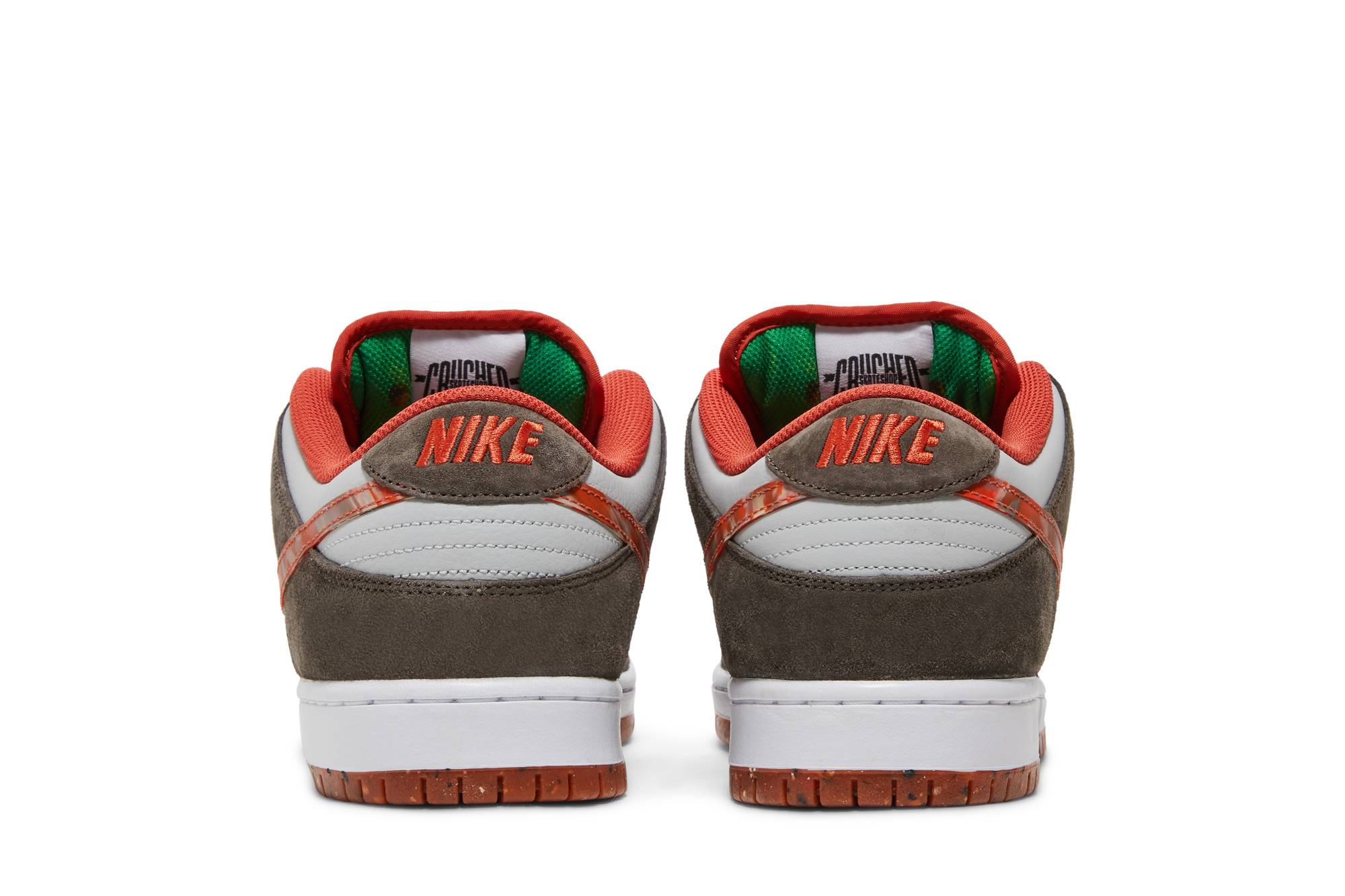Crushed Skate Shop x Nike SB Dunk Low QS Olive Grey/Mantra Orange DH7782-001 Nicesnk