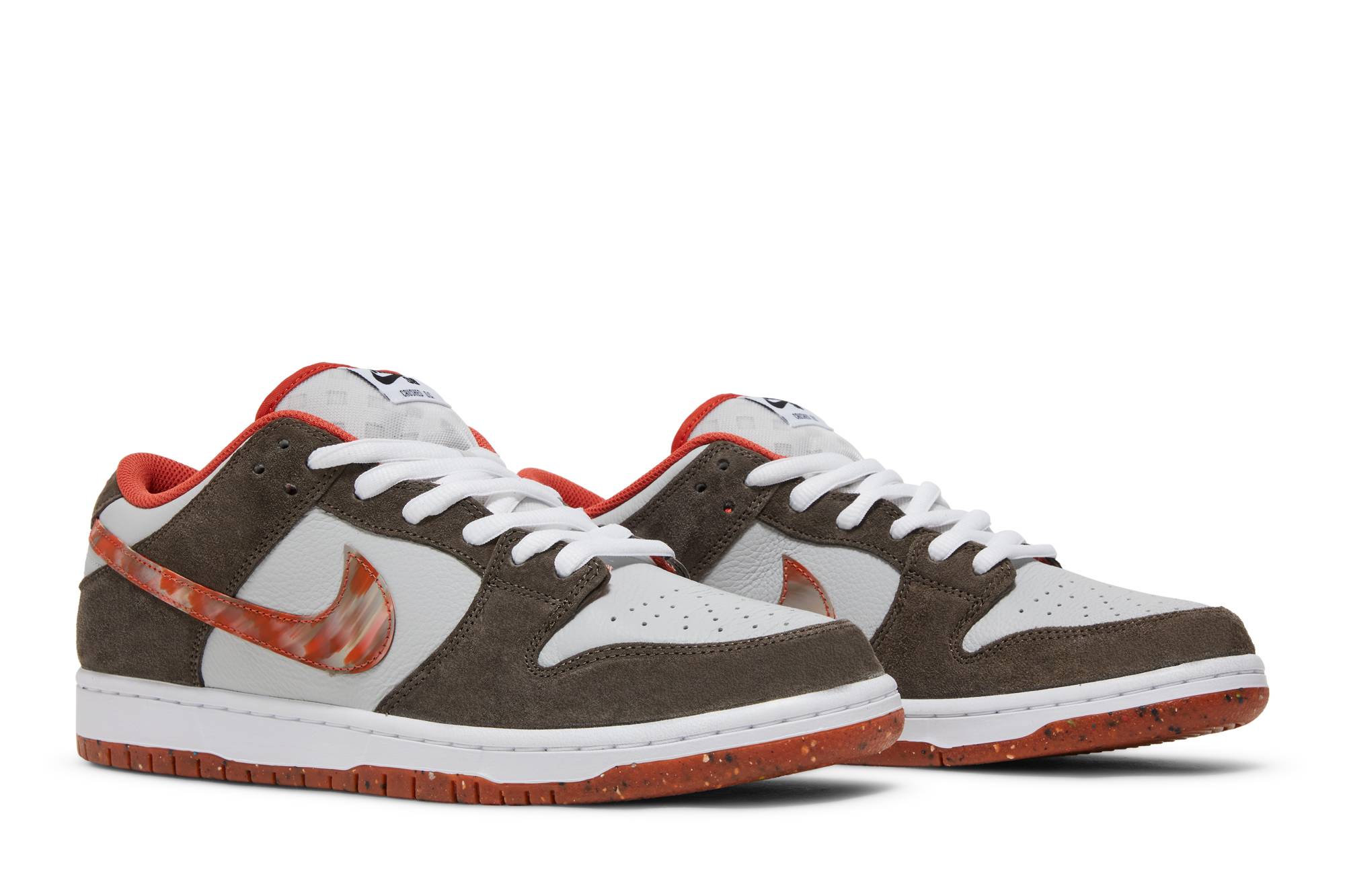 Crushed Skate Shop x Nike SB Dunk Low QS Olive Grey/Mantra Orange DH7782-001 Nicesnk