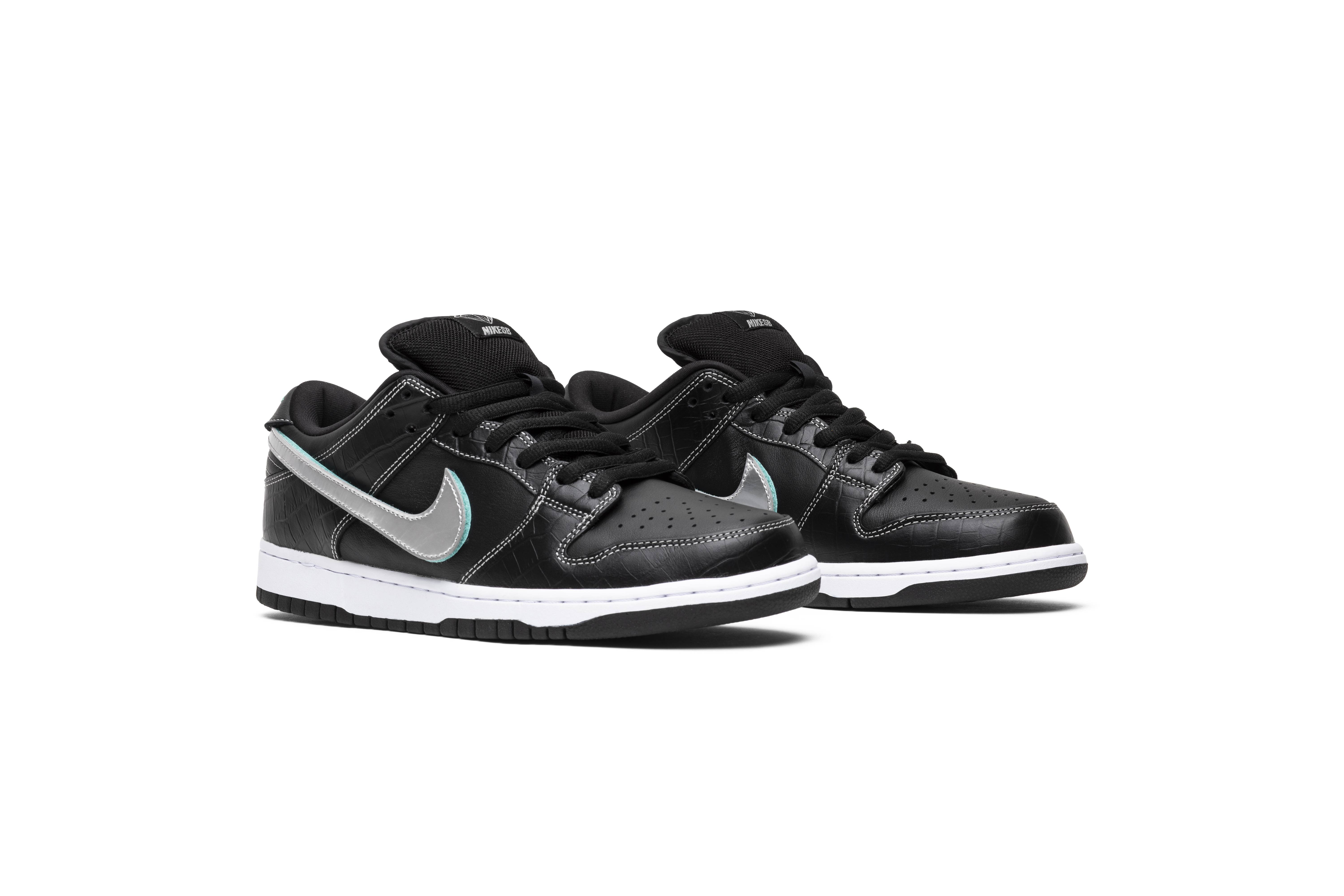 Di*m*nd s*pply co. x nike sb dunk low pro ‘black Di*m*nd’ bv1310-001