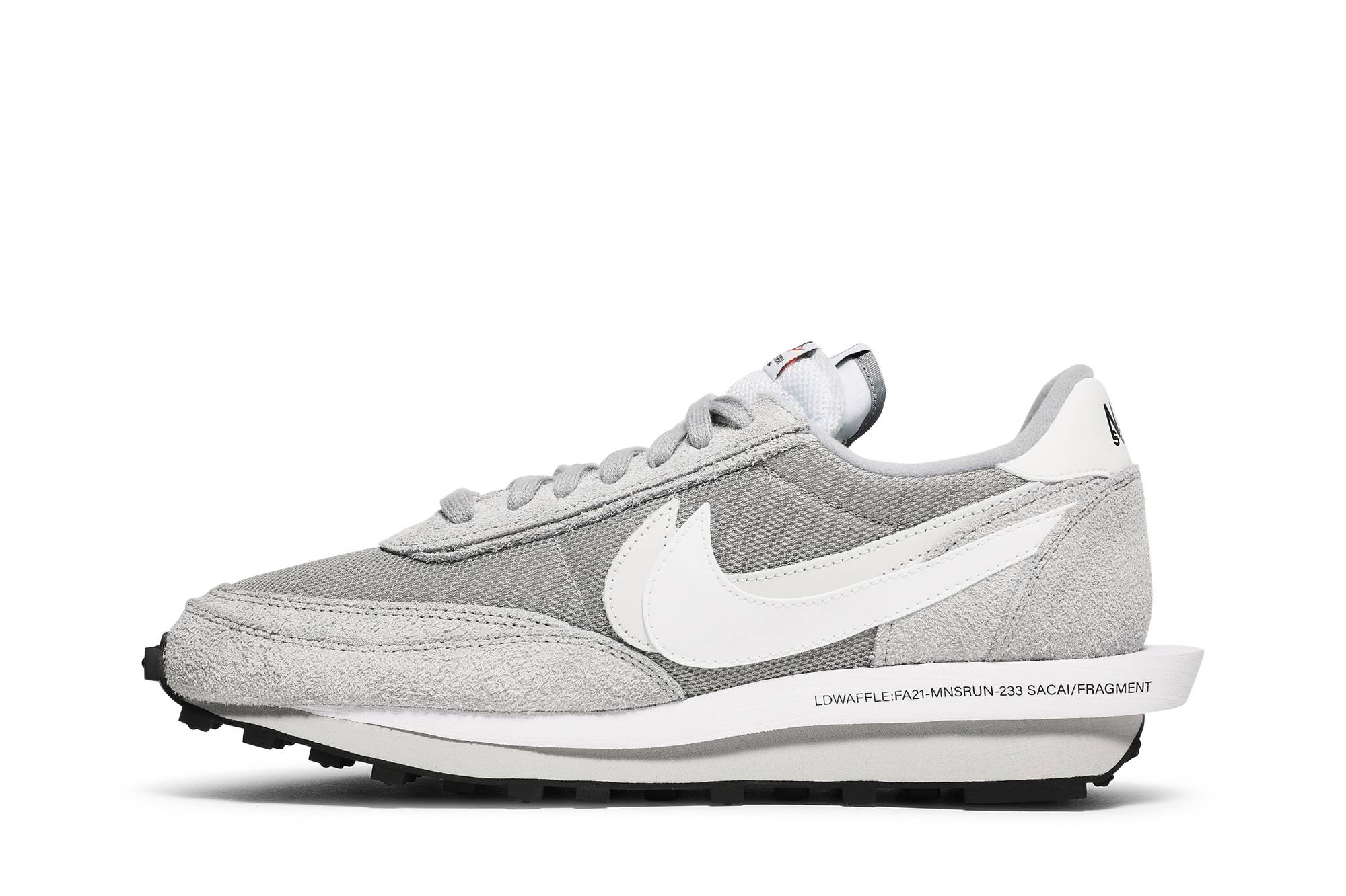 Fragment Design x sacai x Nike LDV Waffle Light Smoke Grey DH2684-001 Nicesnk