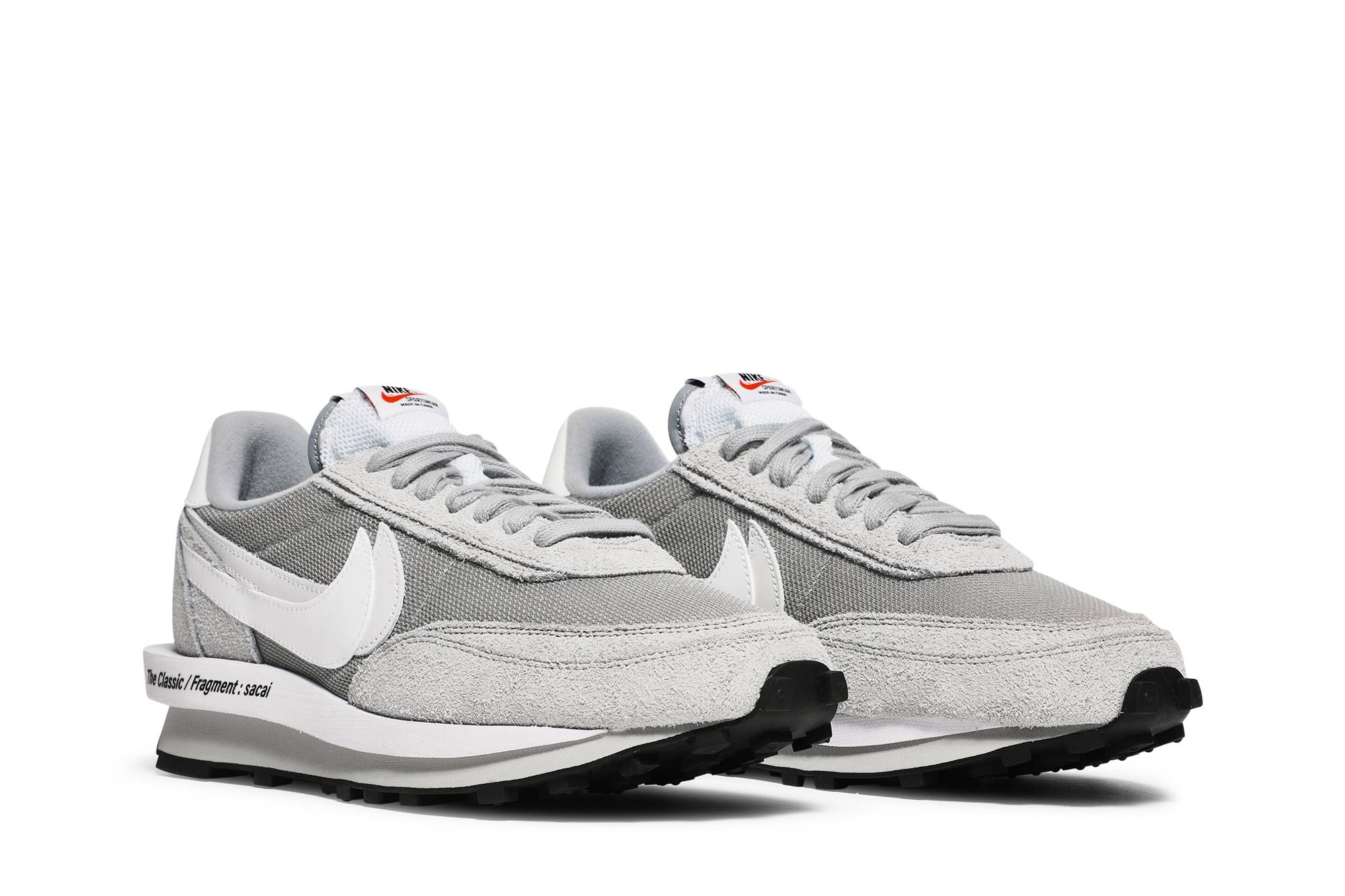 Fragment Design x sacai x Nike LDV Waffle Light Smoke Grey DH2684-001 Nicesnk