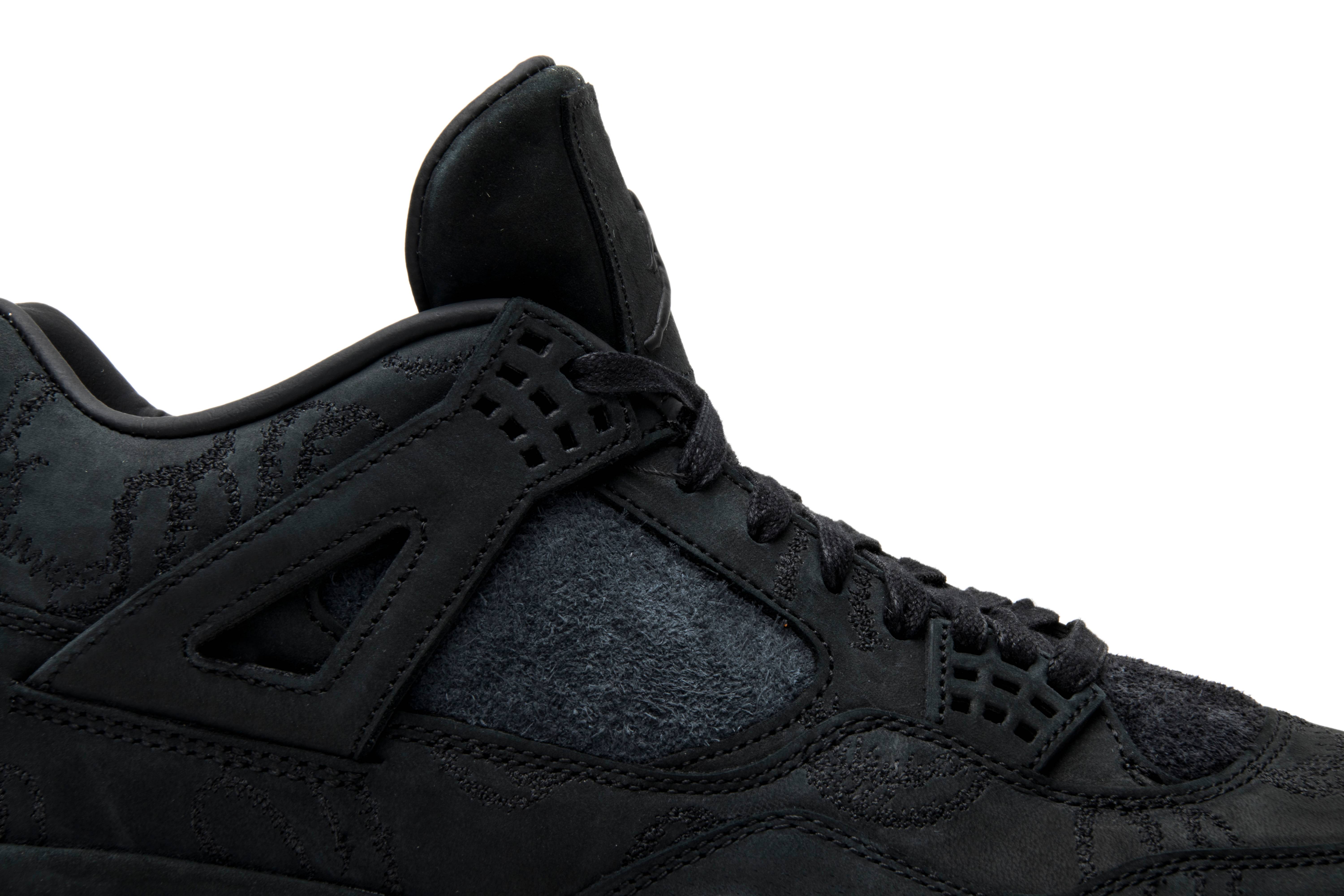 KAWS x Air Jordan 4 Retro Black 930155-001 Nicesnk