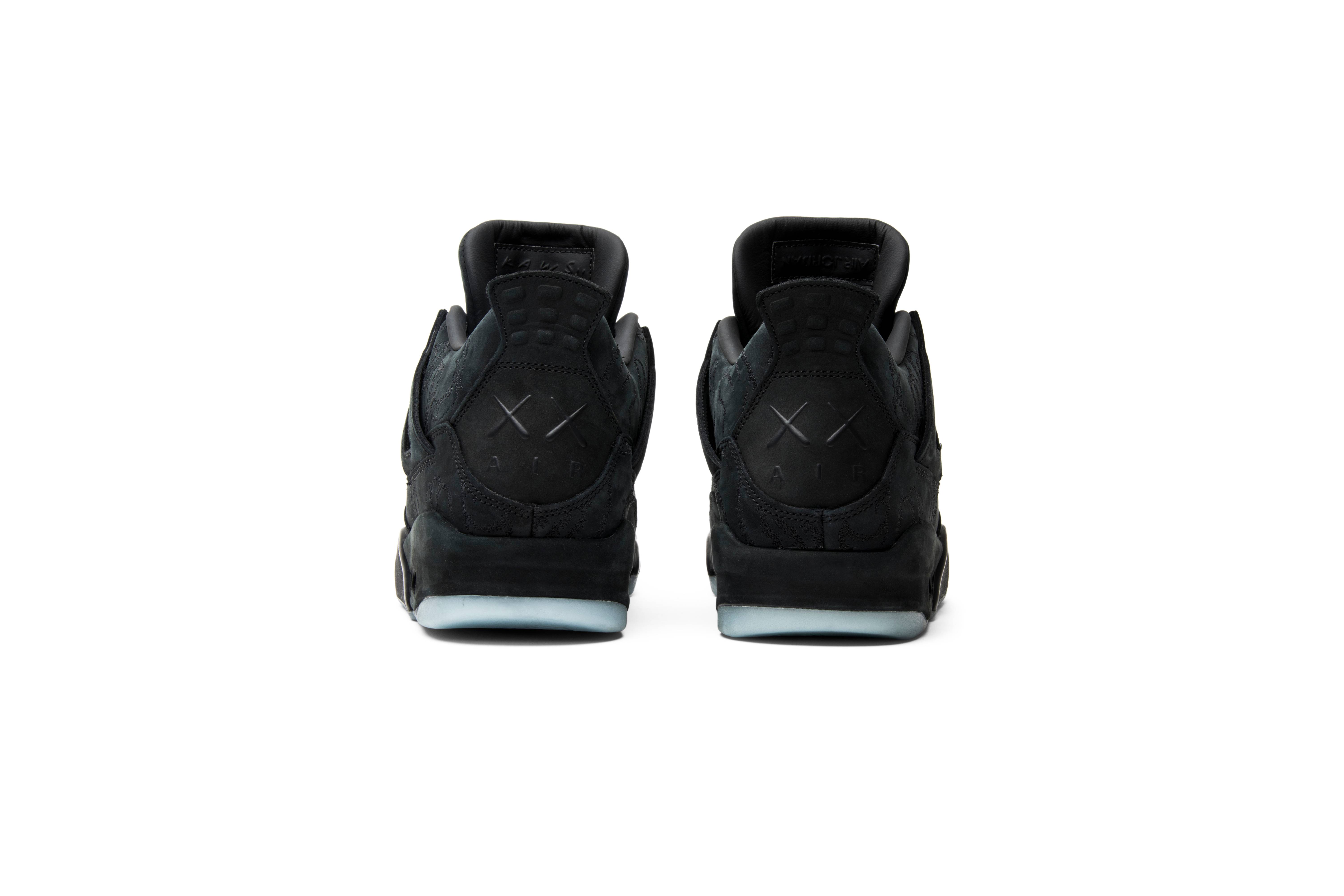 KAWS x Air Jordan 4 Retro Black 930155-001 Nicesnk