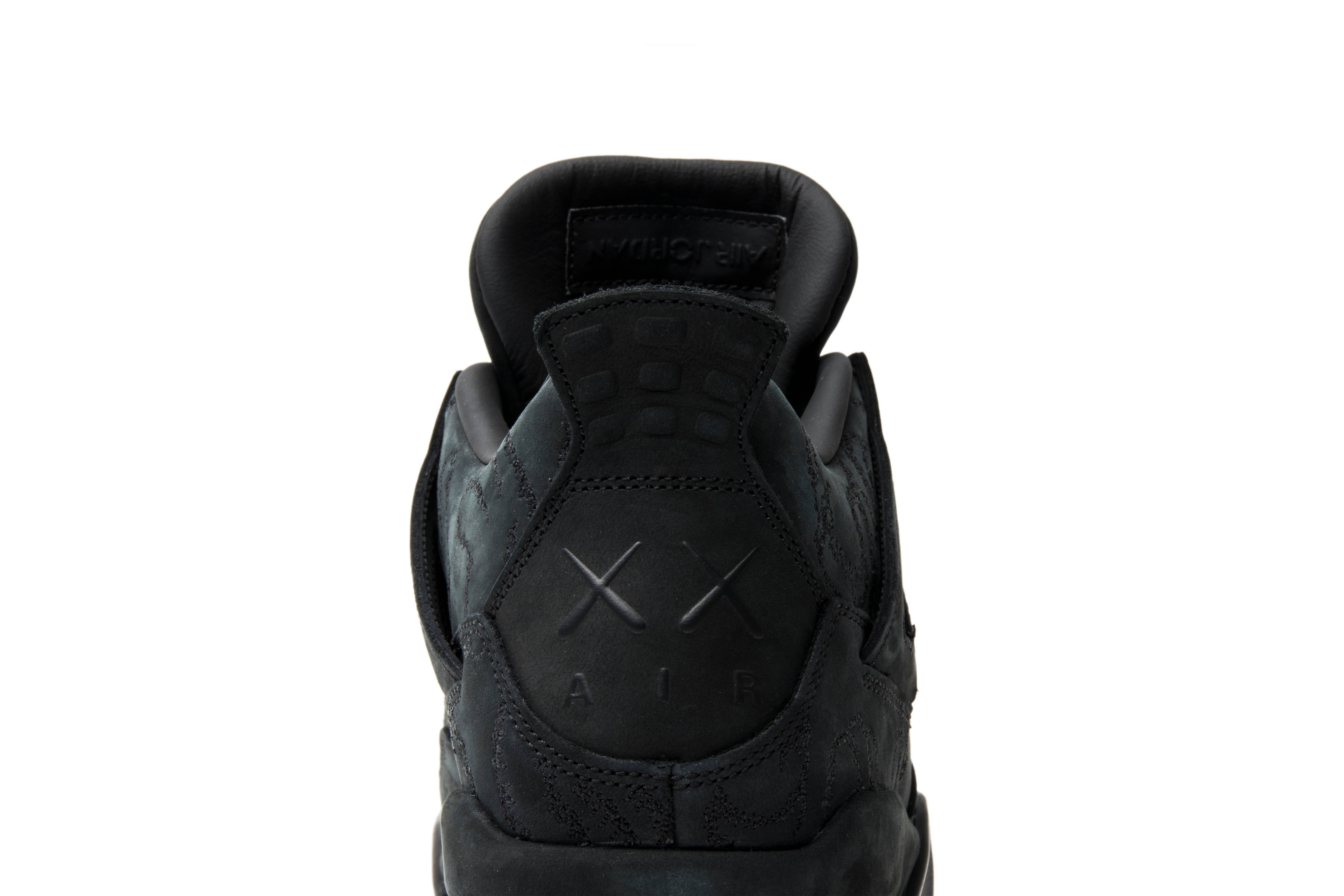 KAWS x Air Jordan 4 Retro Black 930155-001 Nicesnk