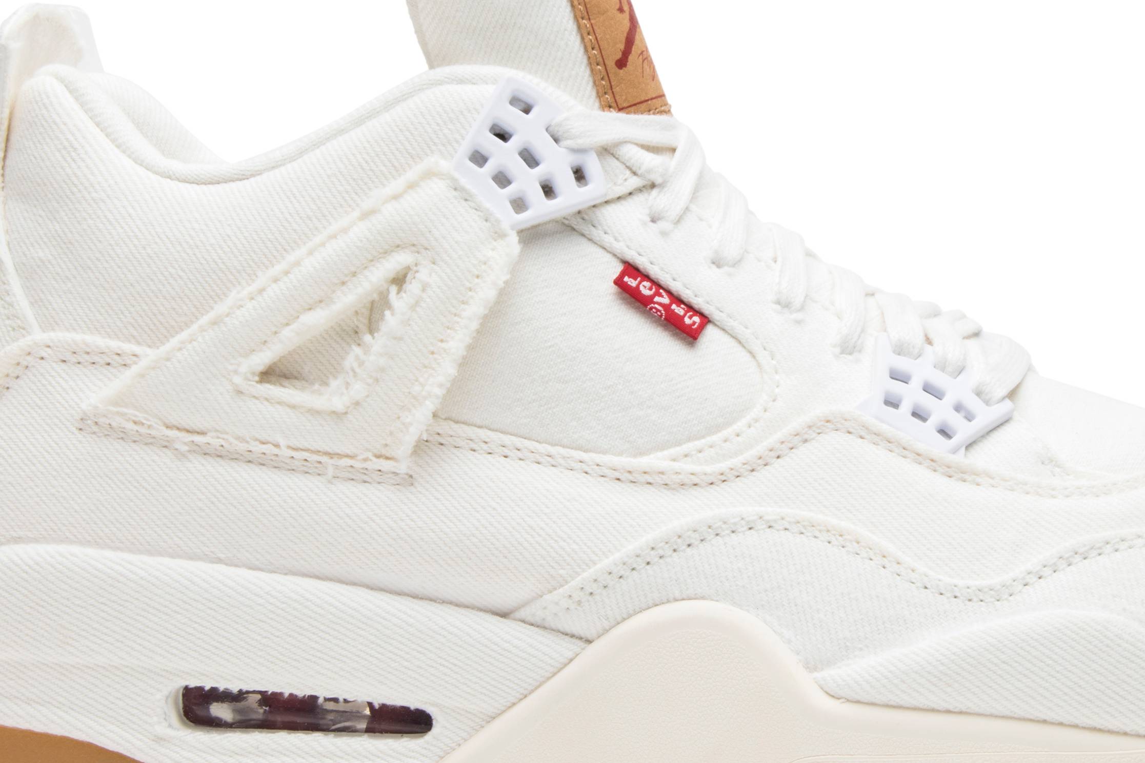 L*v*s x air jordan 4 retro white denim ao2571-100 nicesnk