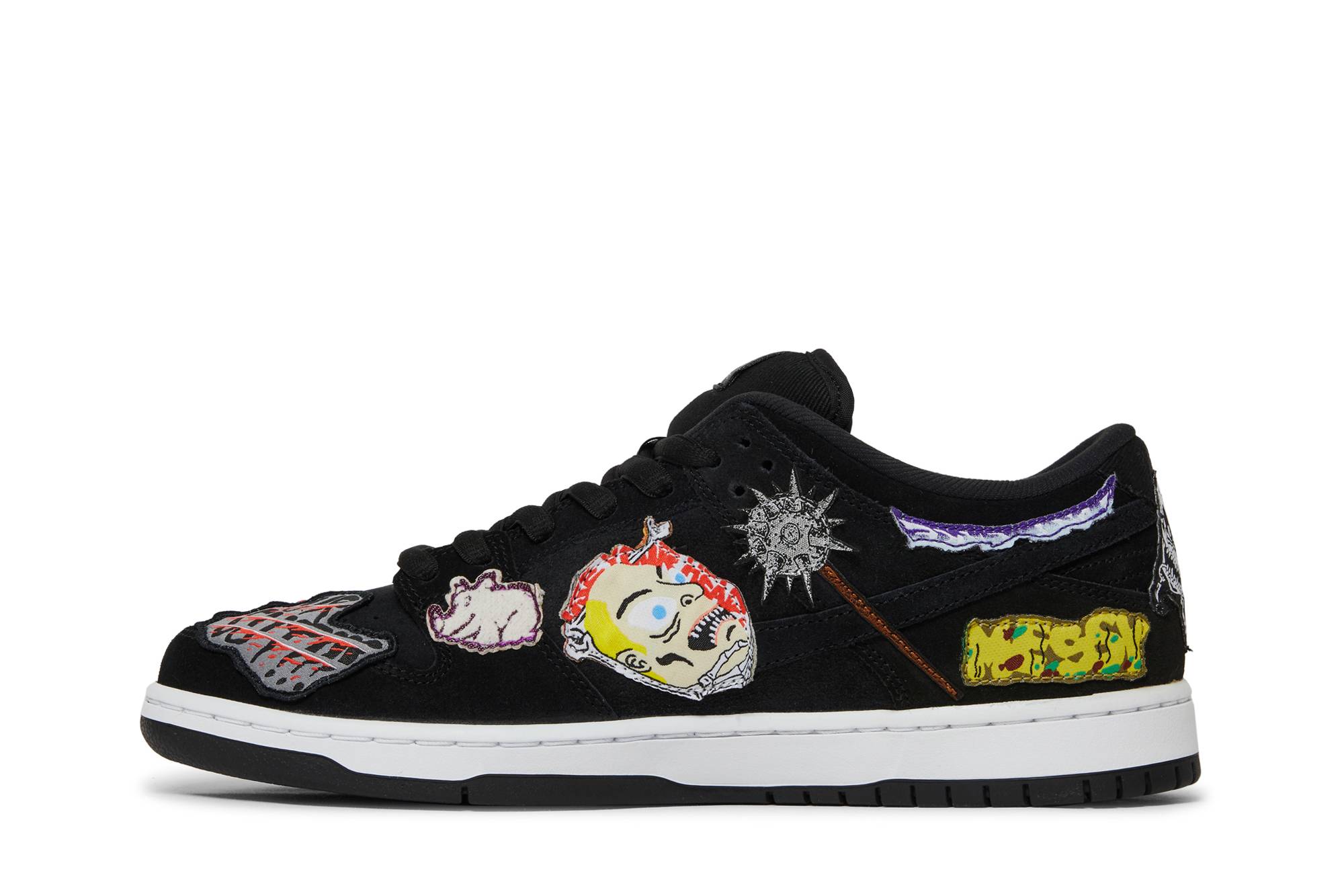 neckF**e x nike sb dunk low pro ‘black’ dq4488-001