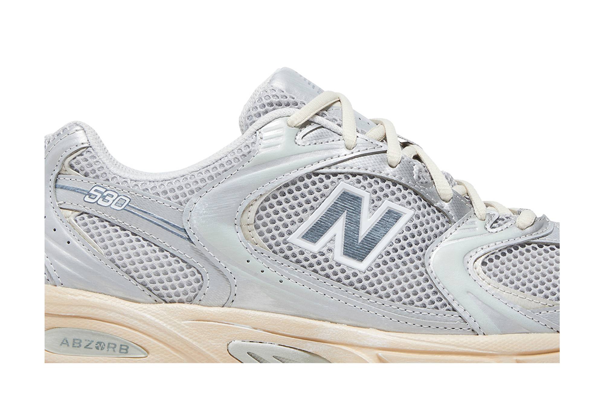 New Balance 530 White Silver Metallic MR530VS Nicesnk