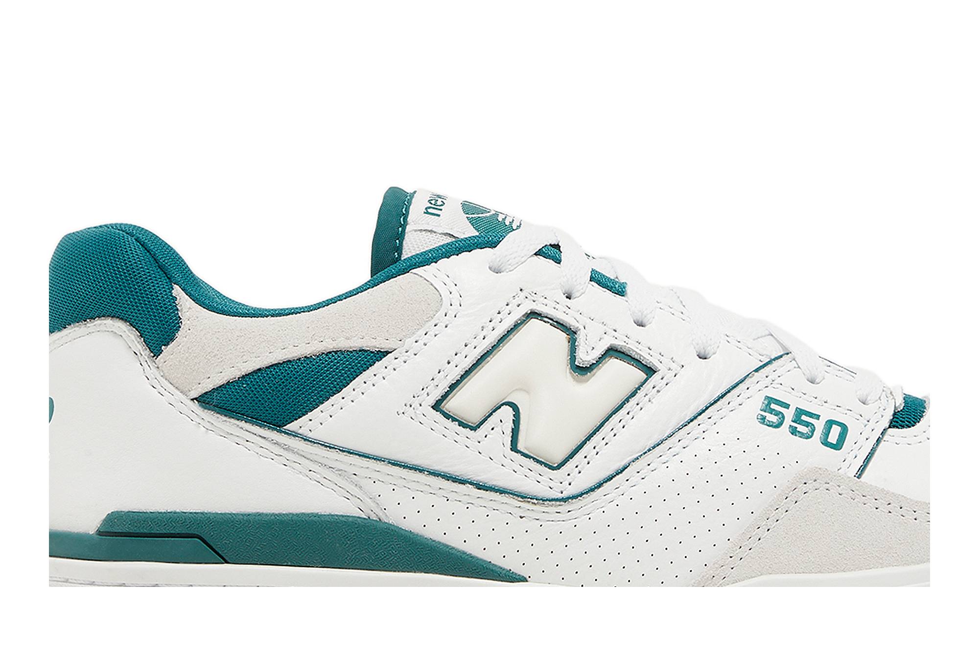 New Balance 550 White Vintage Teal BB550STA Nicesnk