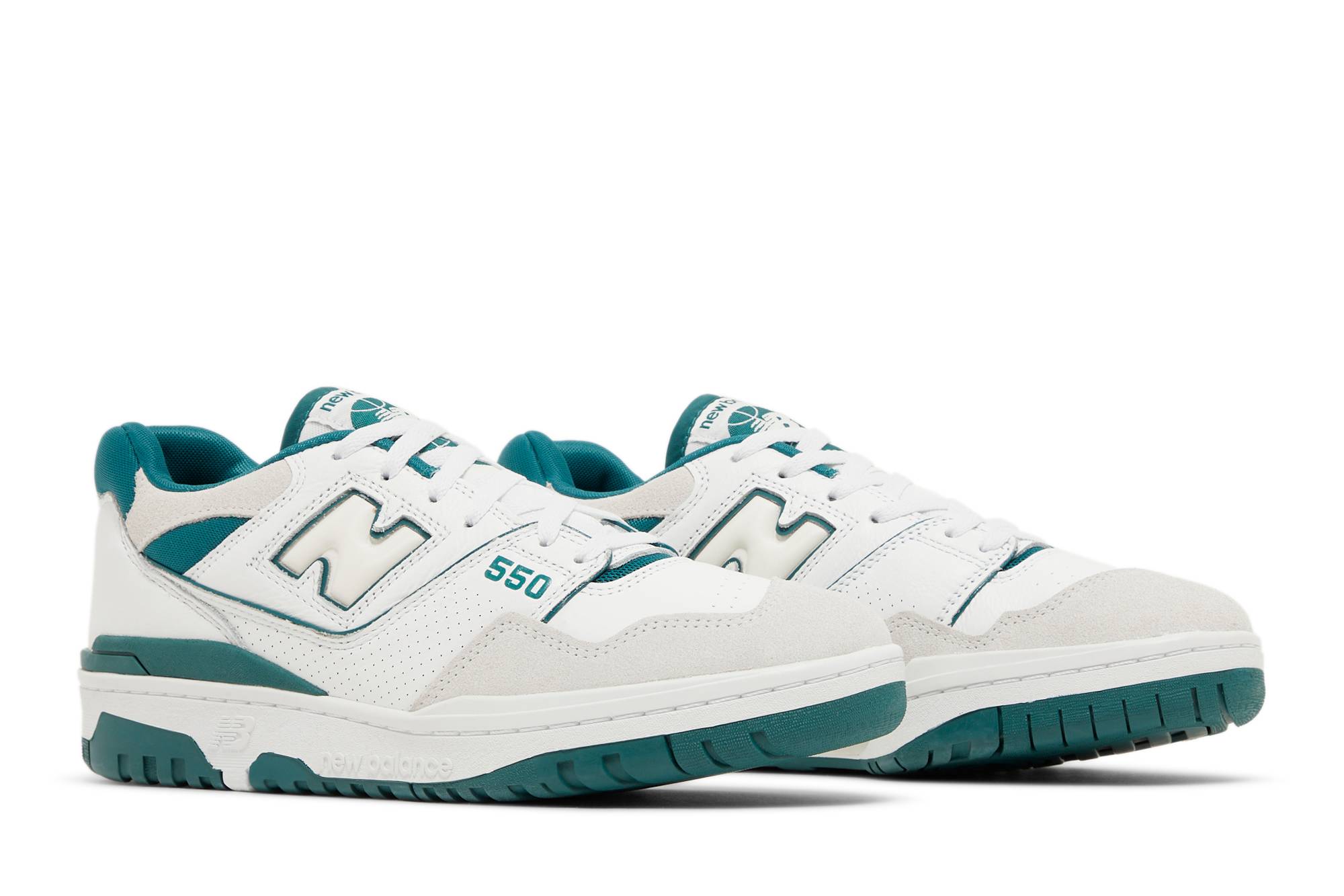 New Balance 550 White Vintage Teal BB550STA Nicesnk