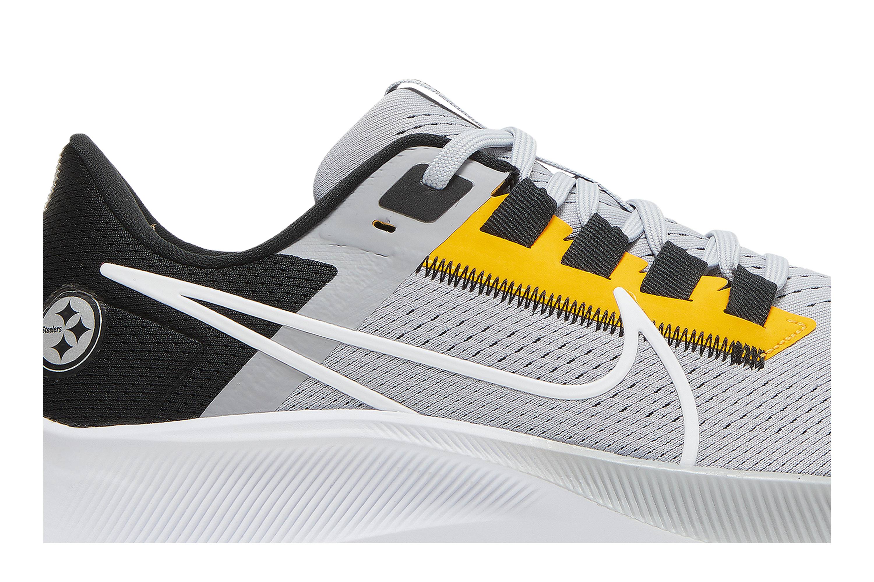 NFL x Nike Air Zoom Pegasus 38 Pittsburgh Steelers DJ0852-001 Nicesnk