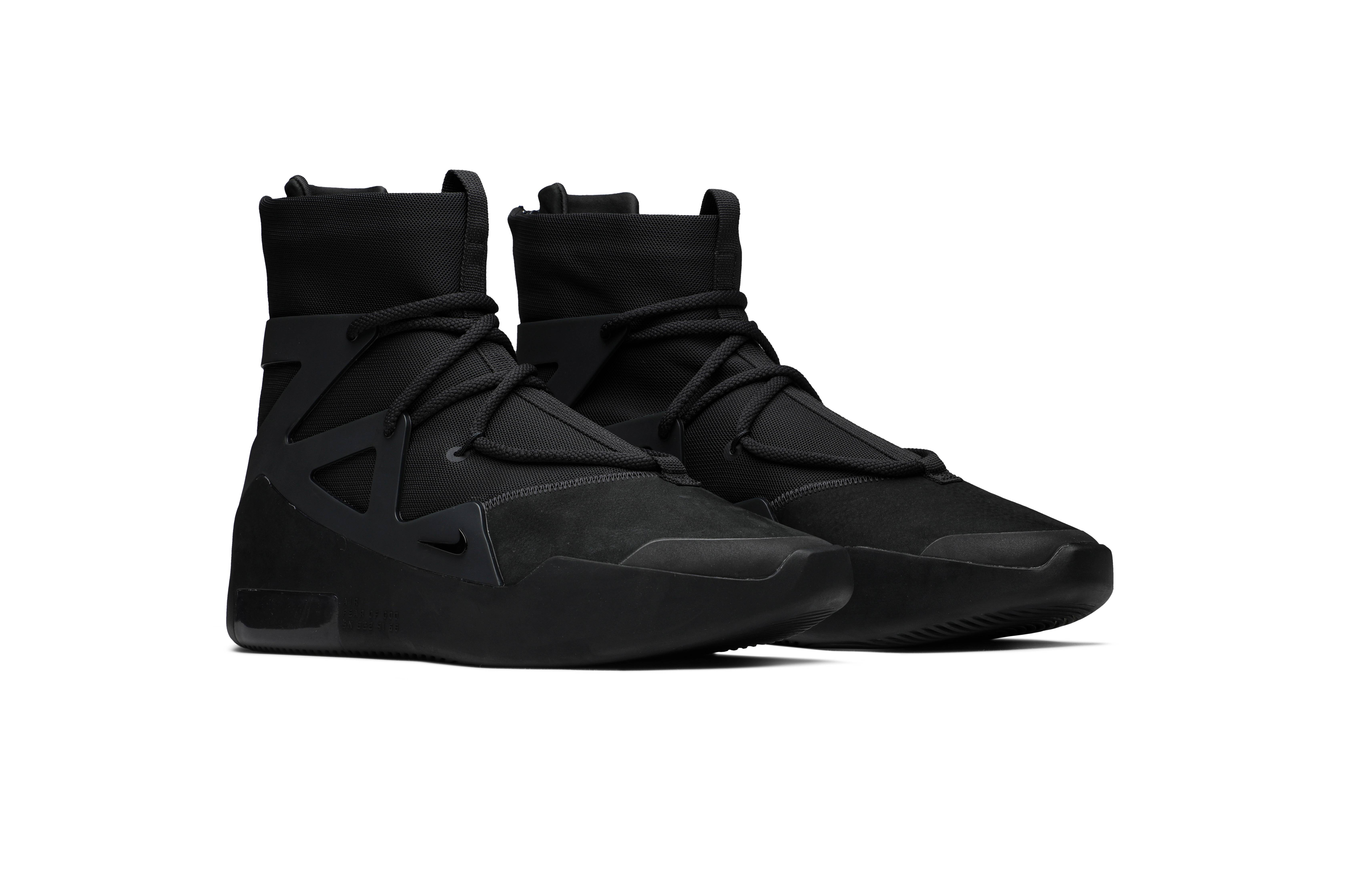 Nike Air Fear of God 1 Triple Black AR4237-005 Nicesnk