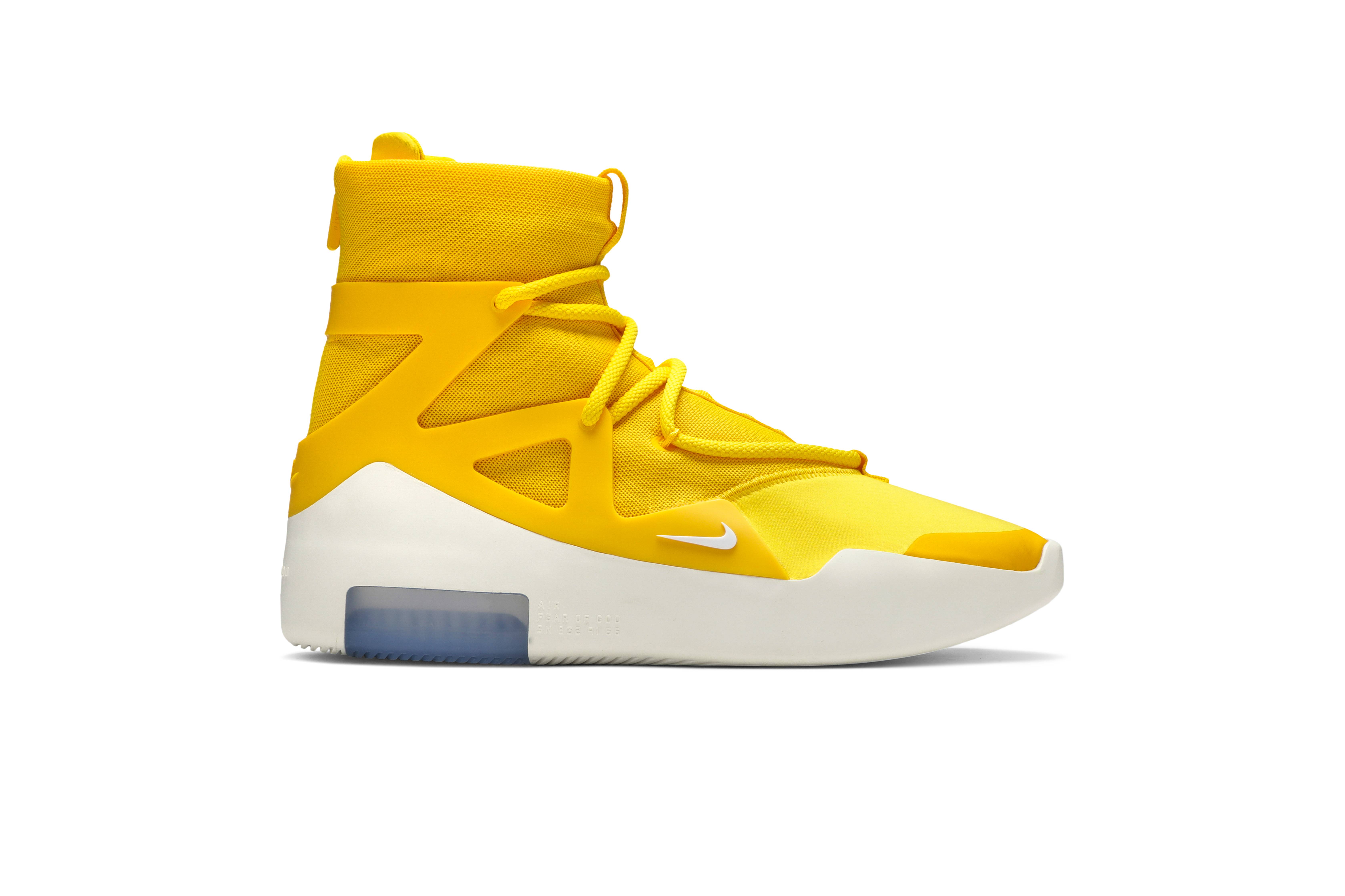 Nike Air Fear of God 1 Yellow AR4237-700 Nicesnk