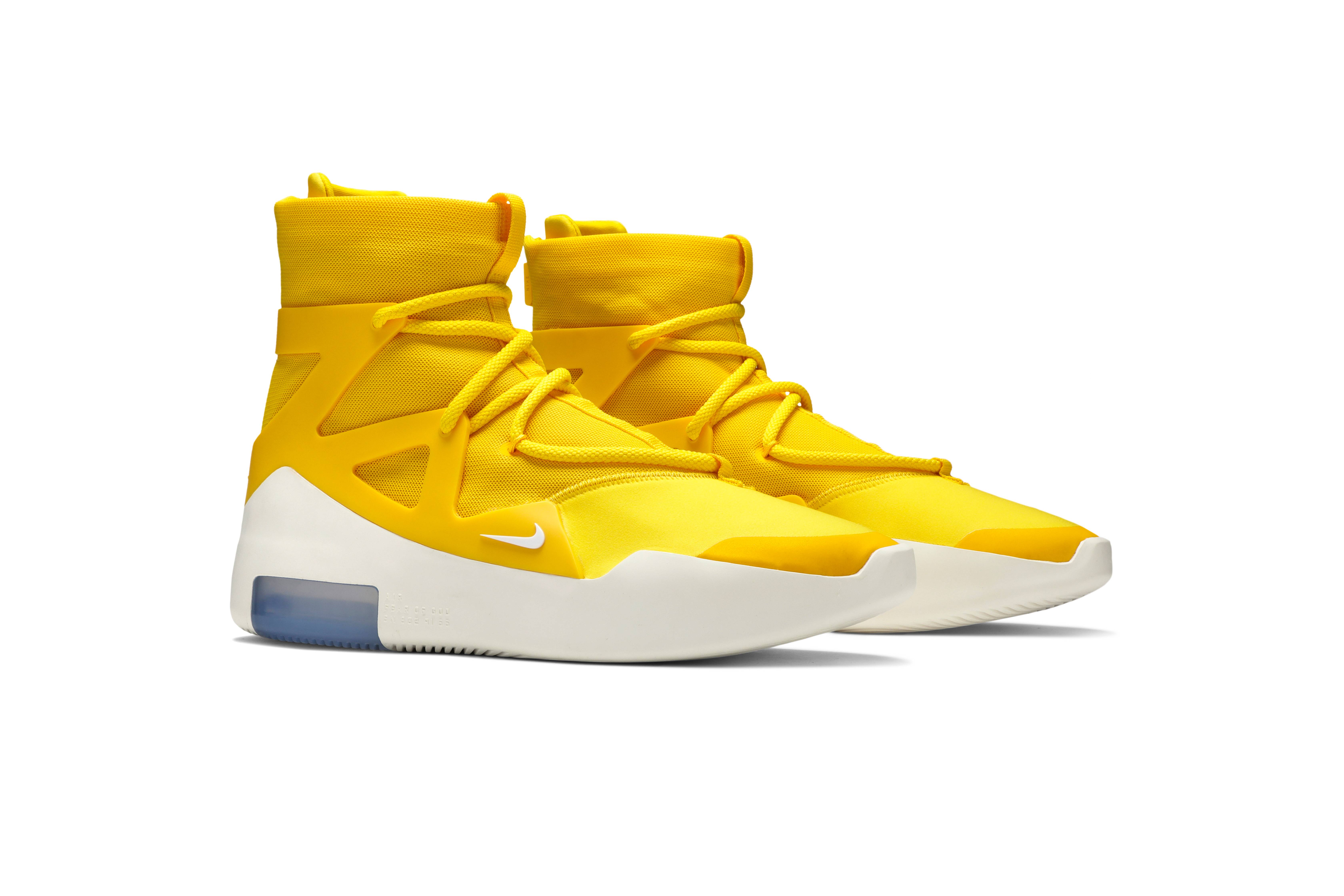 Nike Air Fear of God 1 Yellow AR4237-700 Nicesnk