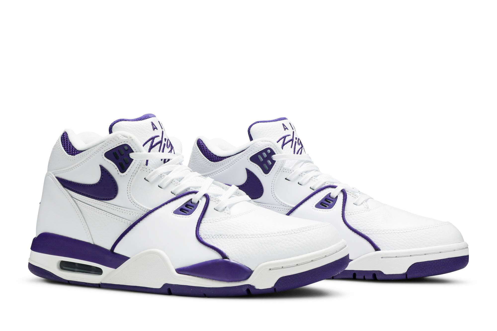 Nike Air Flight 89 White Court Purple CN0050-101 Nicesnk