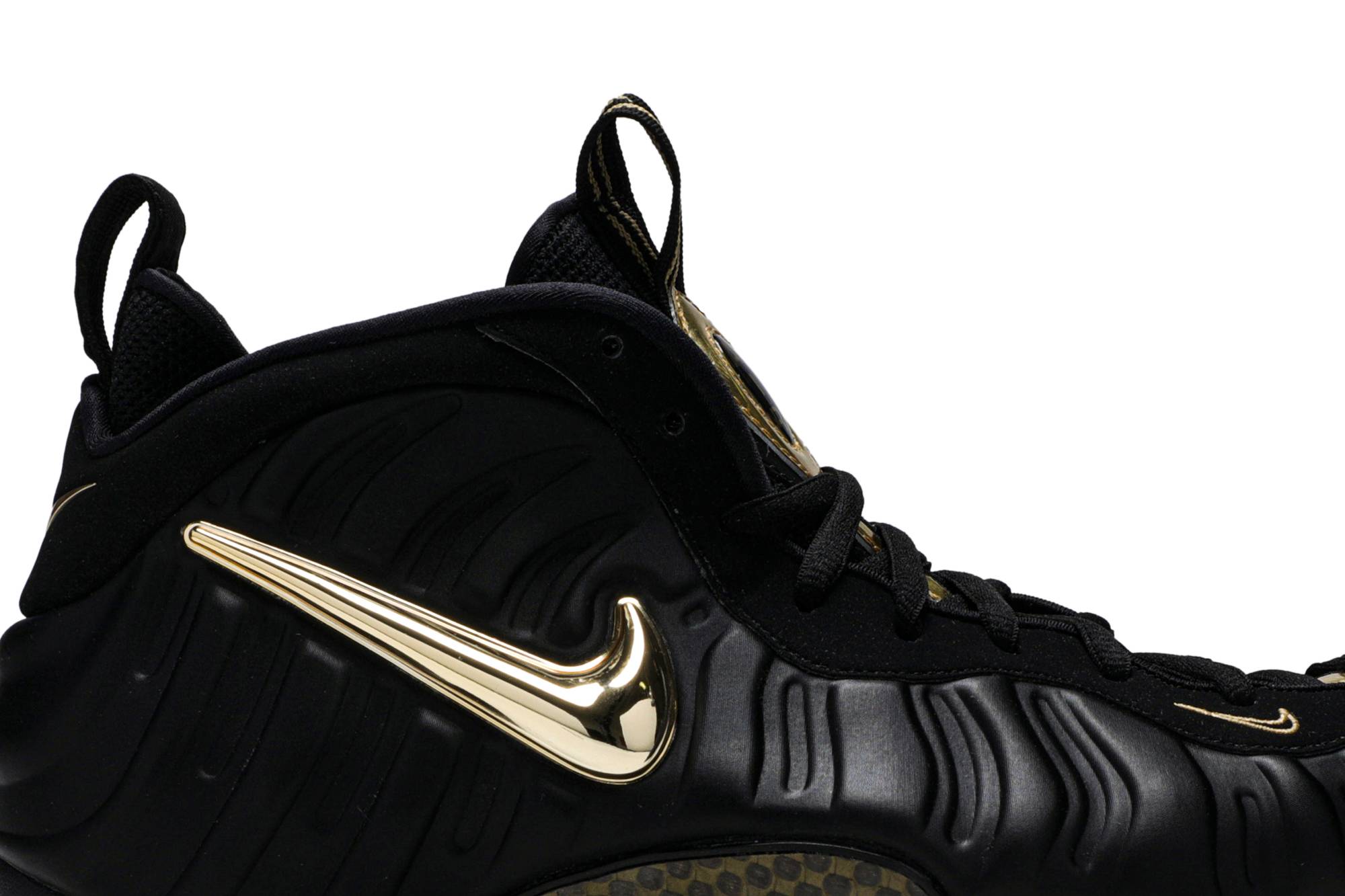 Nike Air Foamposite Pro Black Metallic Gold 624041-009 Nicesnk