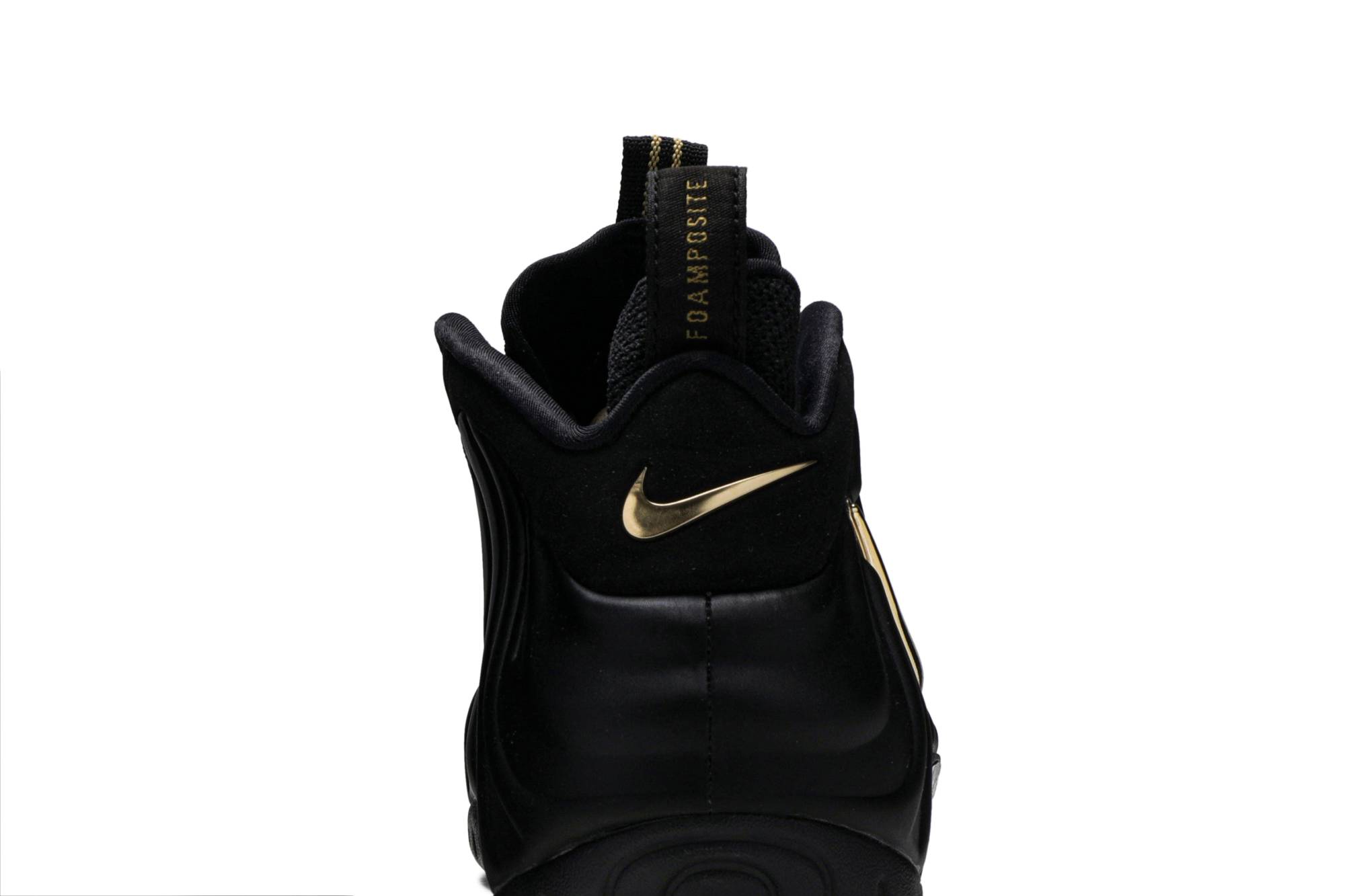 Nike Air Foamposite Pro Black Metallic Gold 624041-009 Nicesnk
