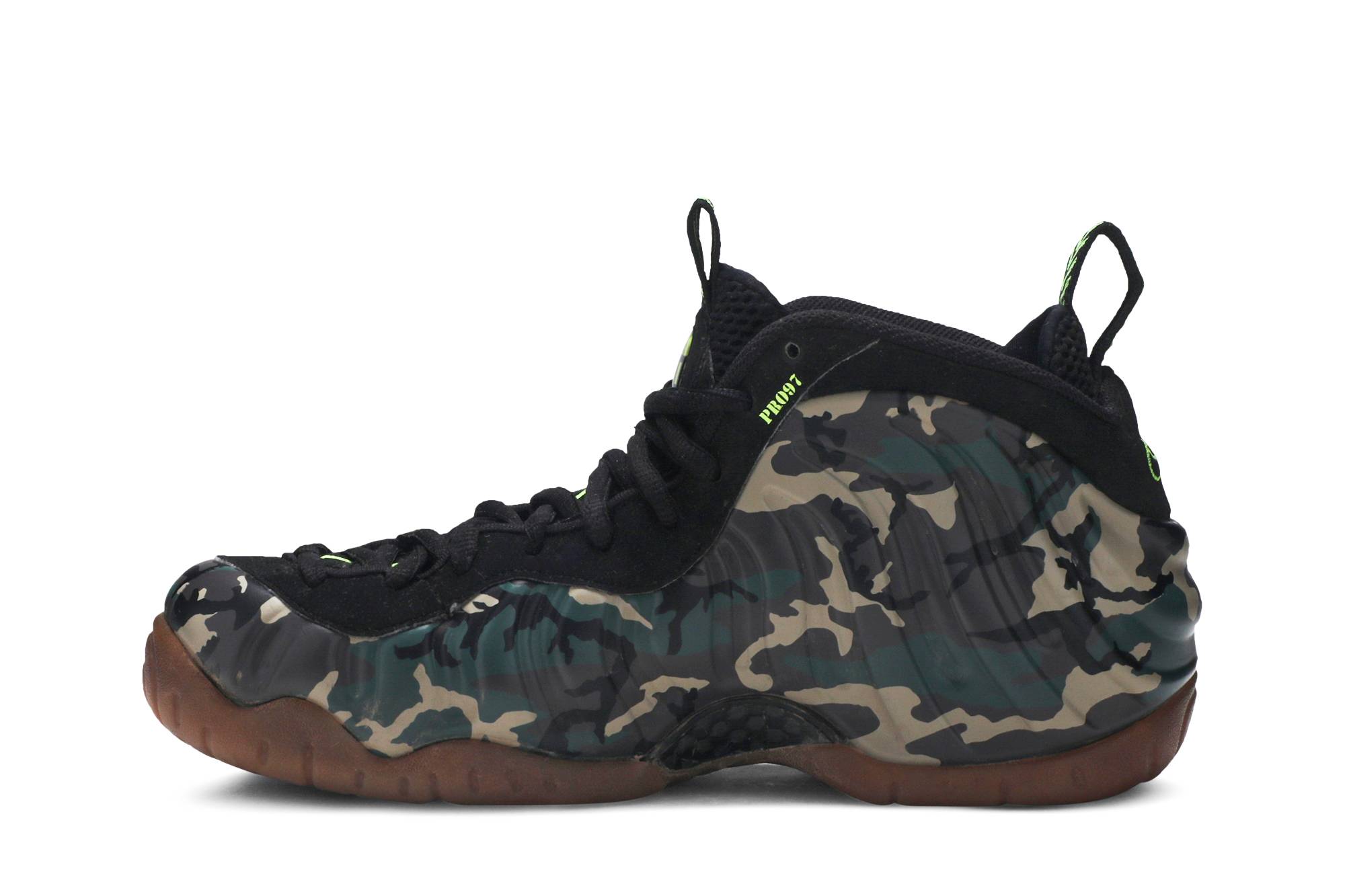 Nike Air Foamposite Pro Prm Le Green Camo 587547-300 Nicesnk