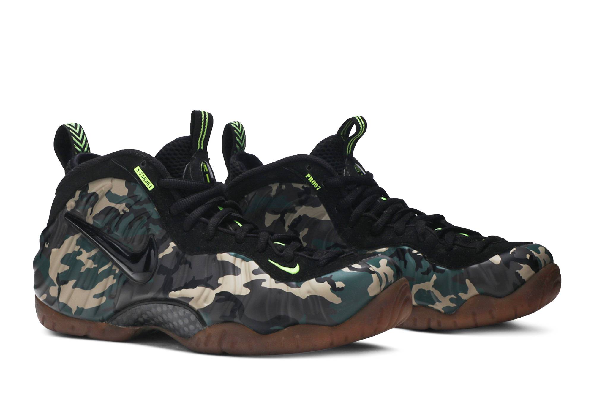 Nike Air Foamposite Pro Prm Le Green Camo 587547-300 Nicesnk