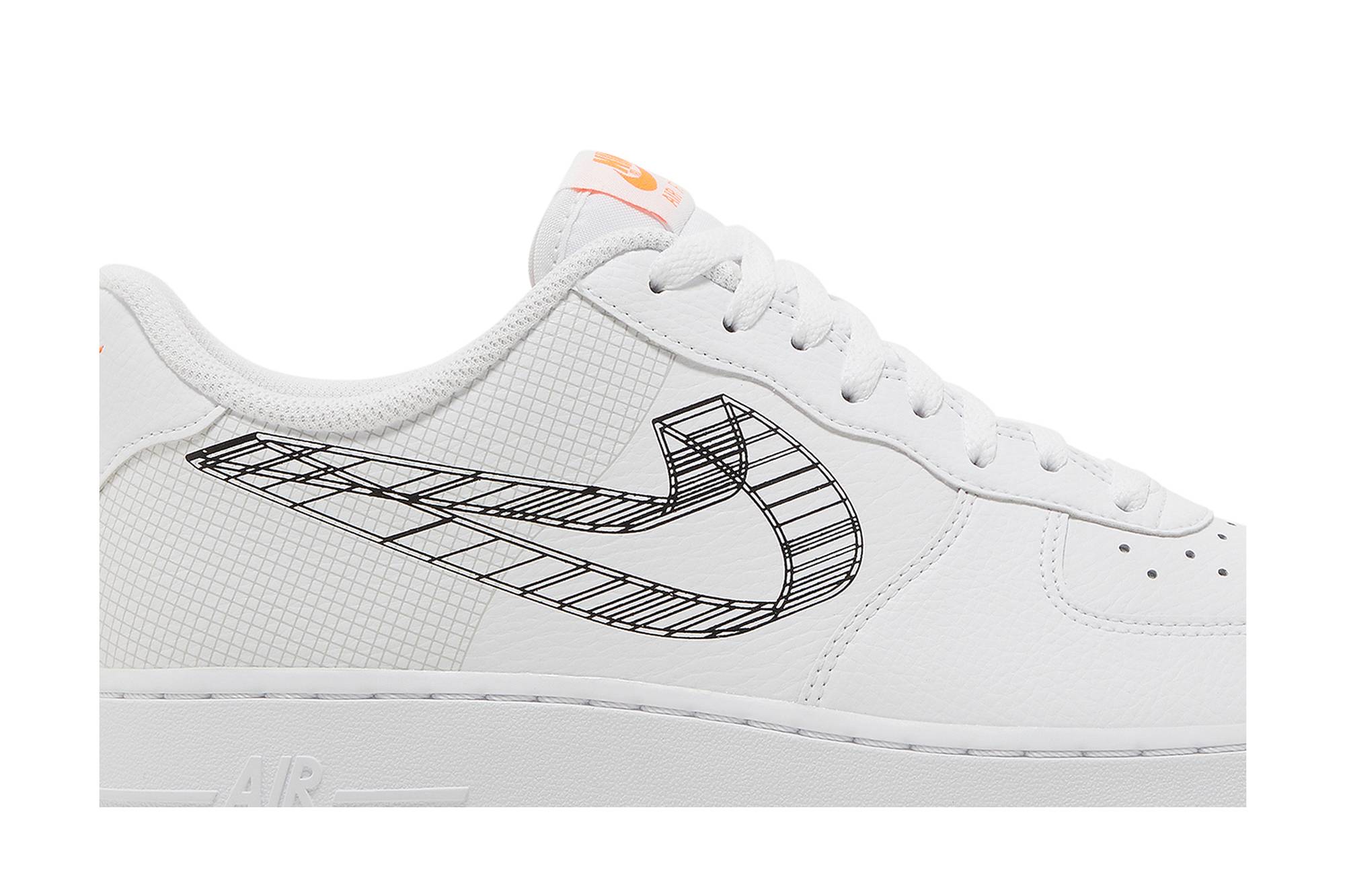 Nike Air Force 1 07 3D Swoosh DR0149-100 Nicesnk