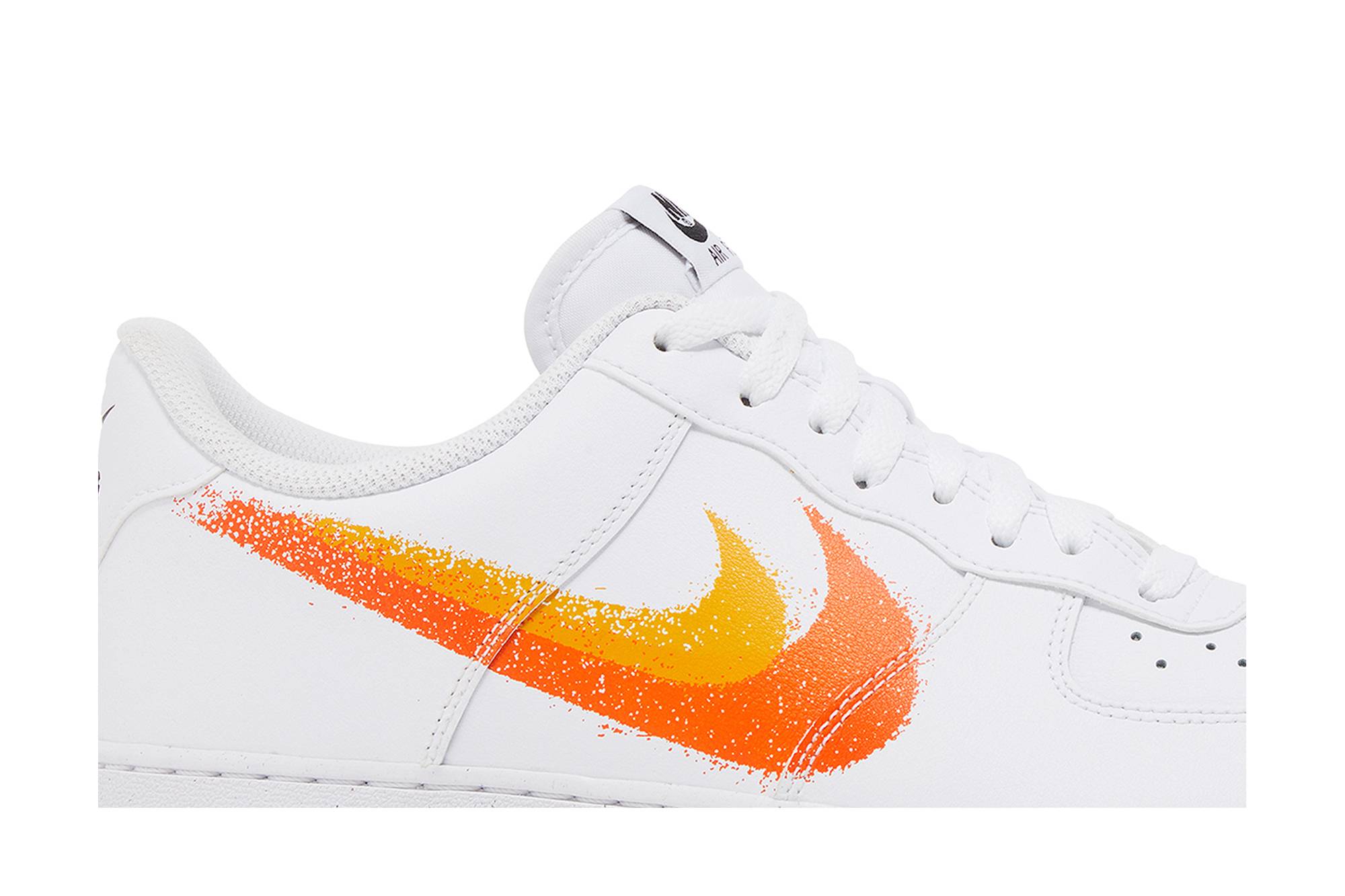 Nike Air Force 1 ’07 ‘Spray Paint Swoosh – Safety Orange’ FJ4228-100