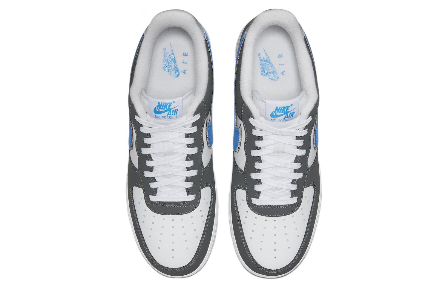 Nike Air Force 1 07 White Grey Photo Blue FB3360-100 Nicesnk