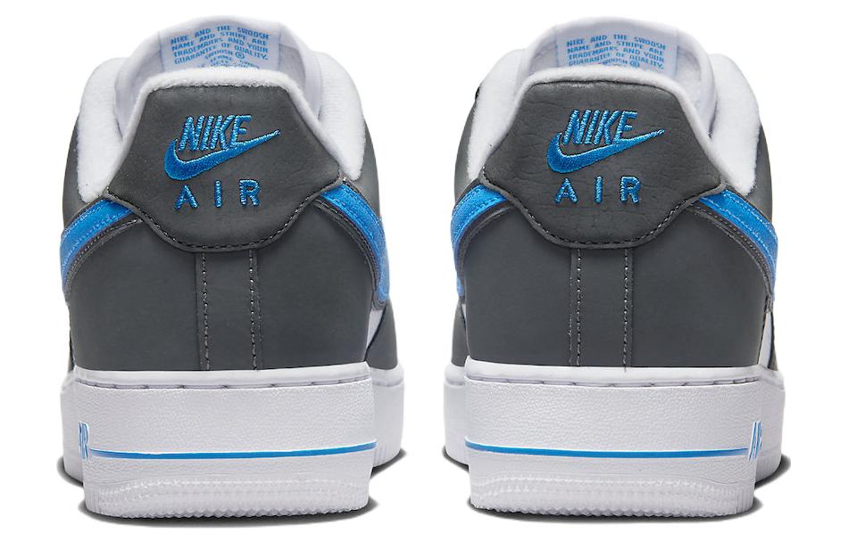 Nike Air Force 1 07 White Grey Photo Blue FB3360-100 Nicesnk