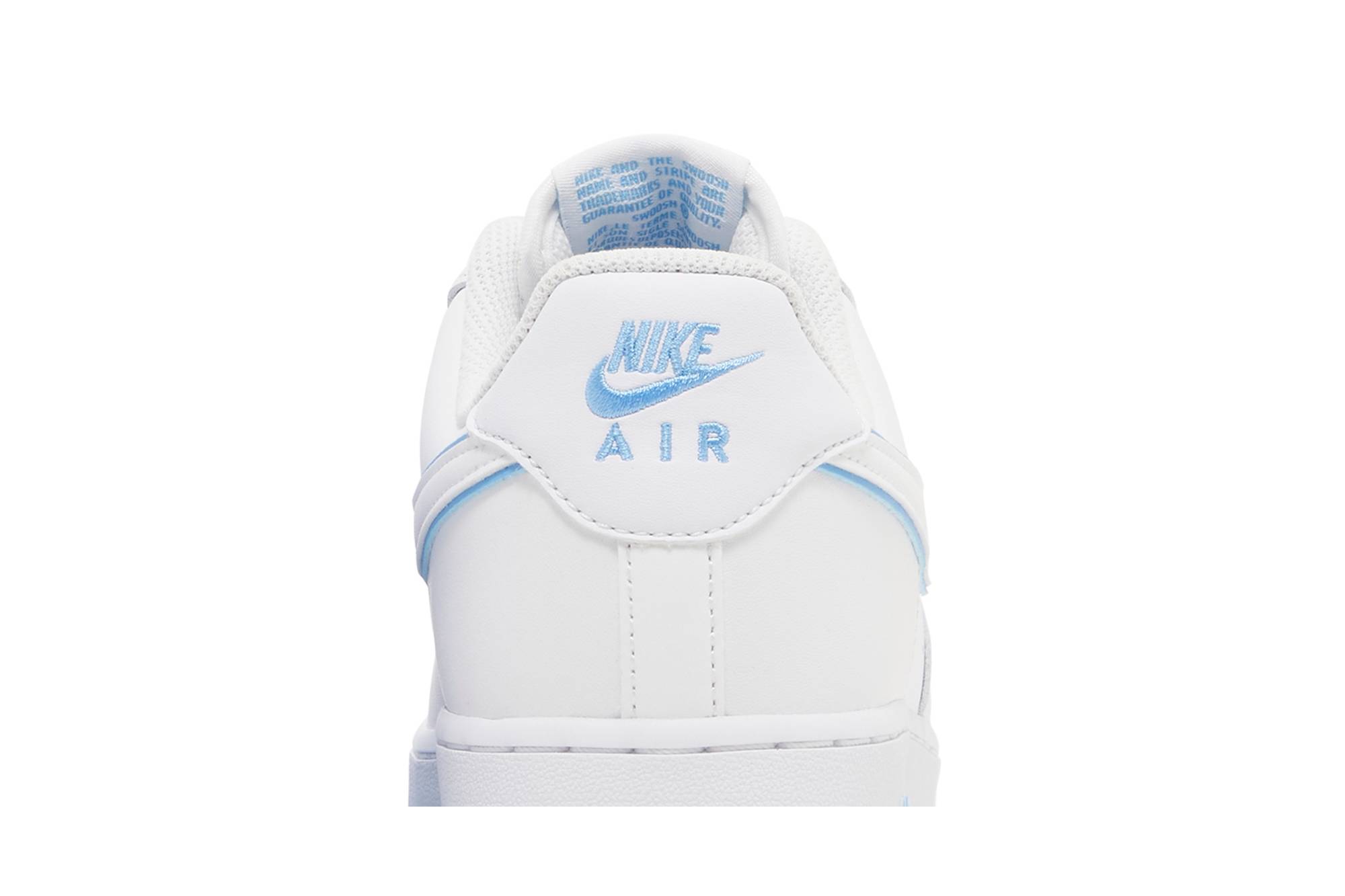 Nike Air Force 1 ’07 Low White University Blue Sole DV0788-101