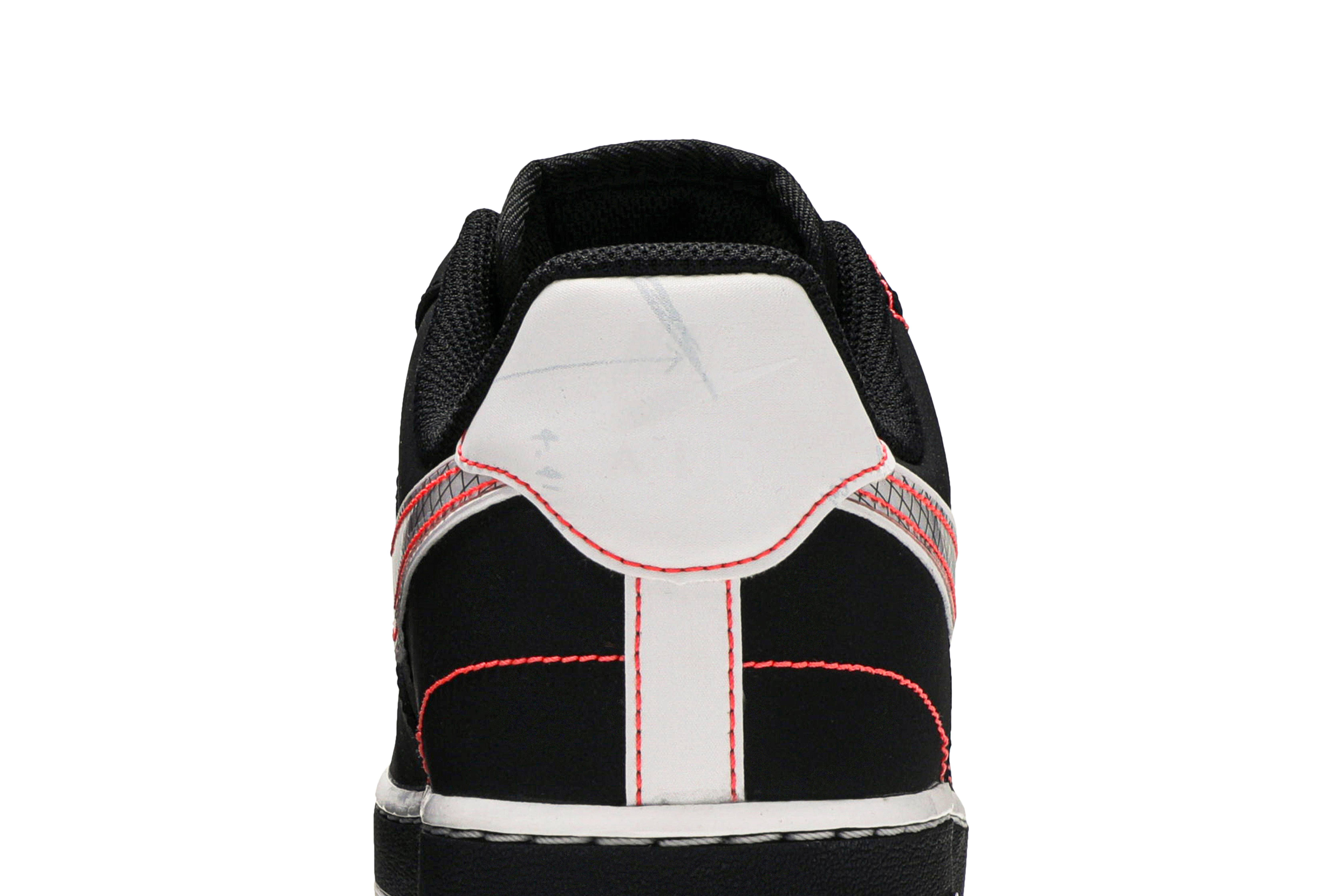 Nike Air Force 1 07 LV8 Crimson Exposed Stitching CU6646-001 Nicesnk