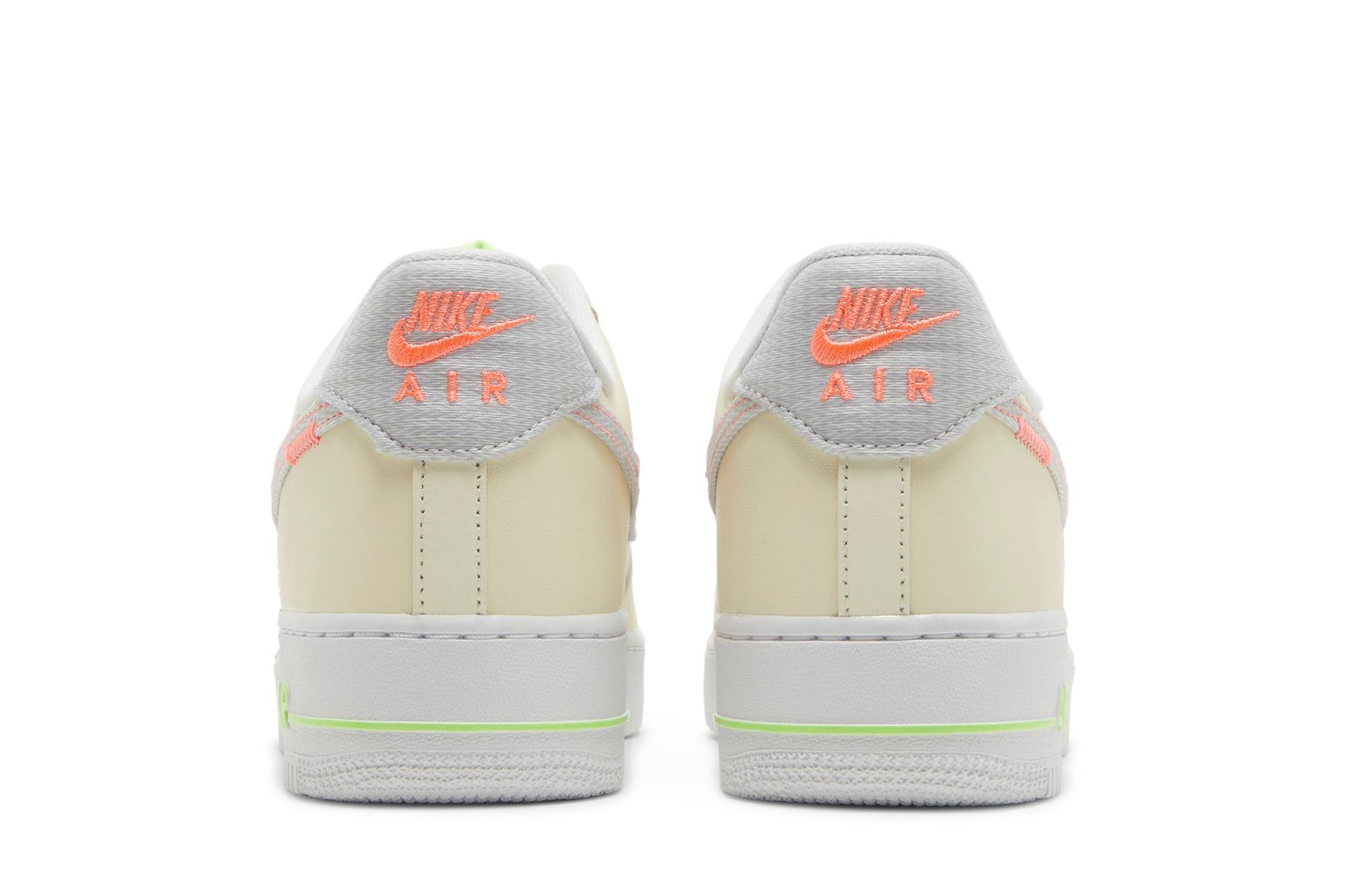 Nike Air Force 1 07 LV8 Just Stitch It – White Shade Green FB1852-111 Nicesnk