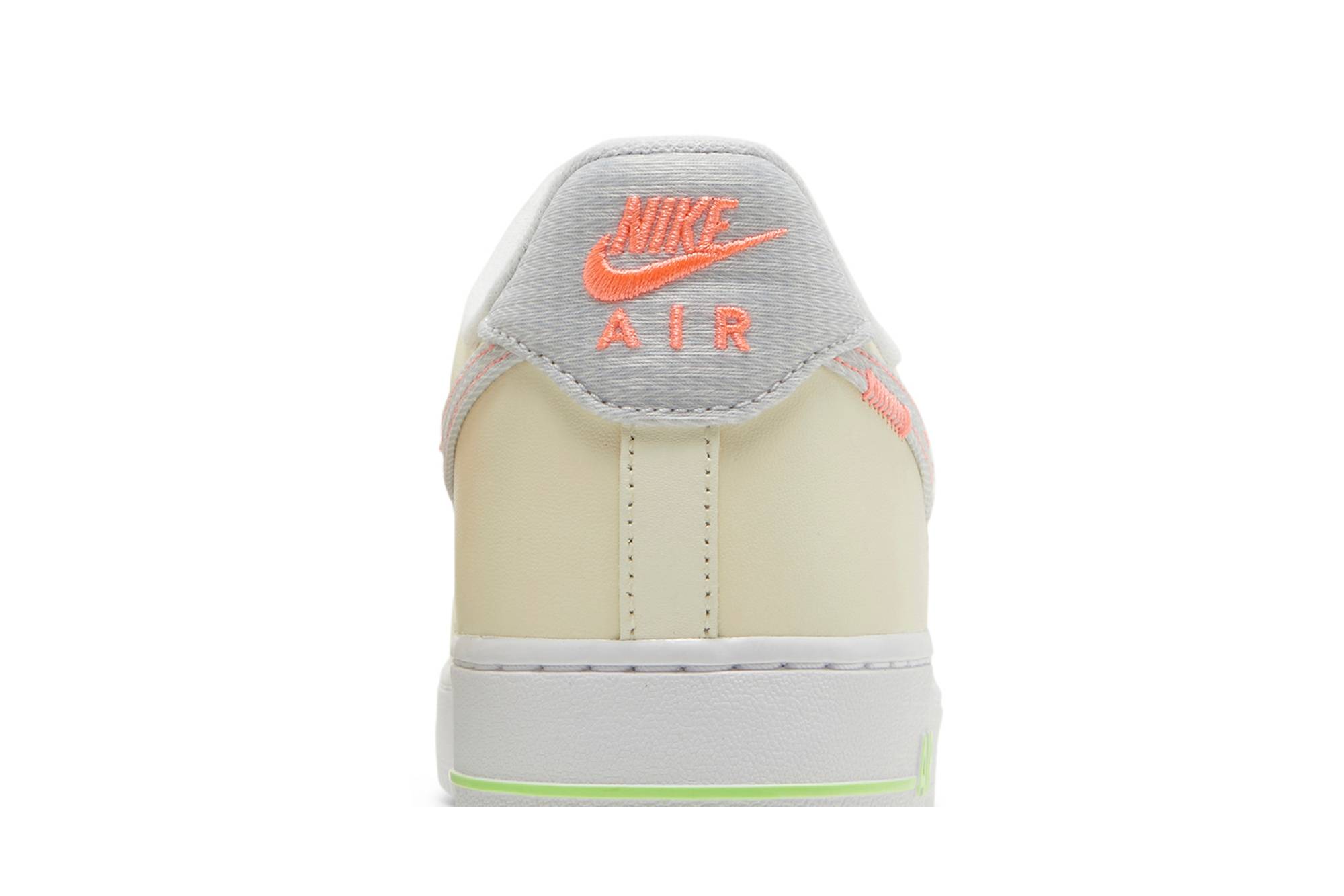Nike Air Force 1 07 LV8 Just Stitch It – White Shade Green FB1852-111 Nicesnk
