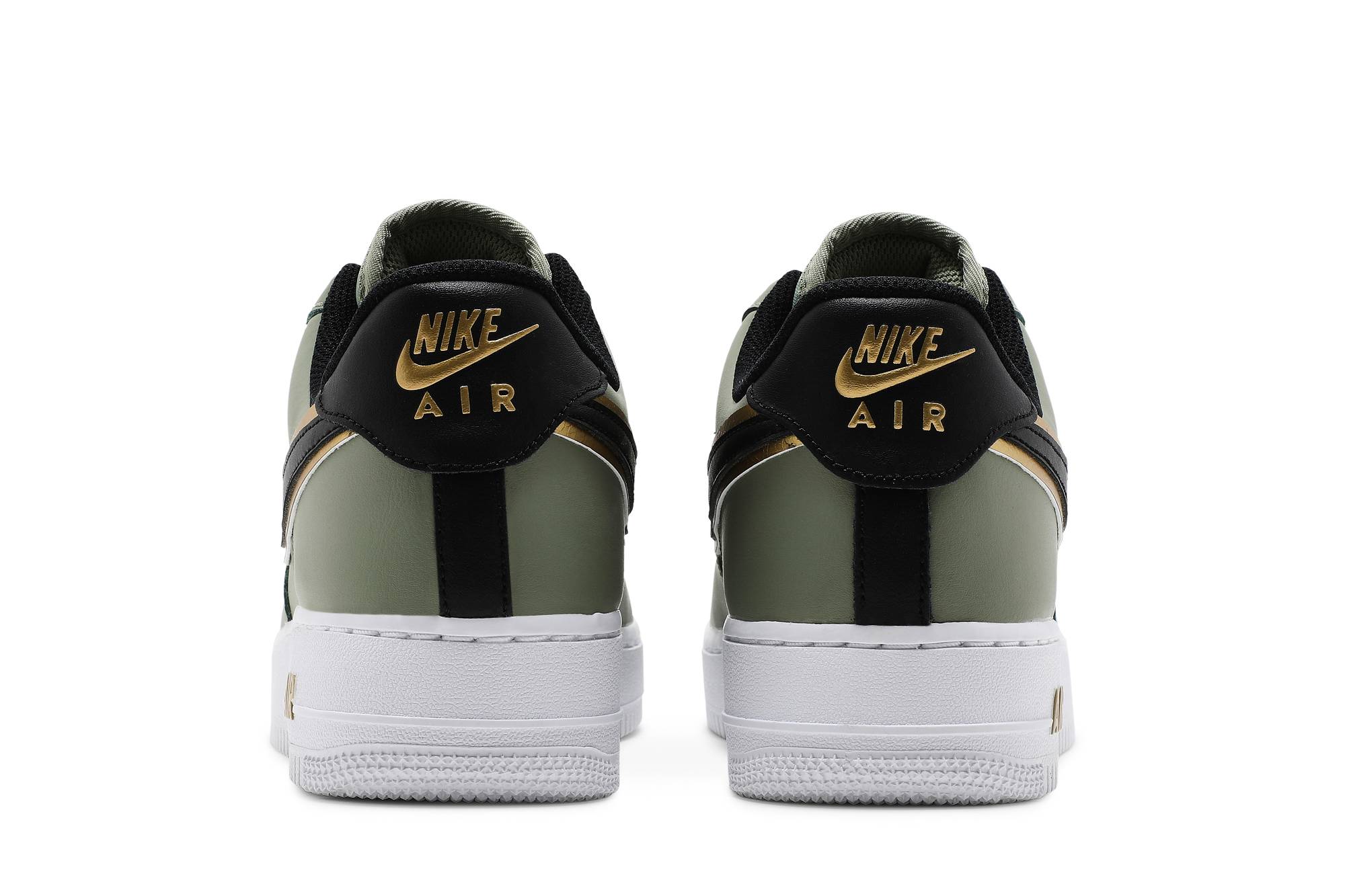 Nike Air Force 1 07 LV8 Metallic Swoosh Pack – Oil Green DA8481-300 Nicesnk